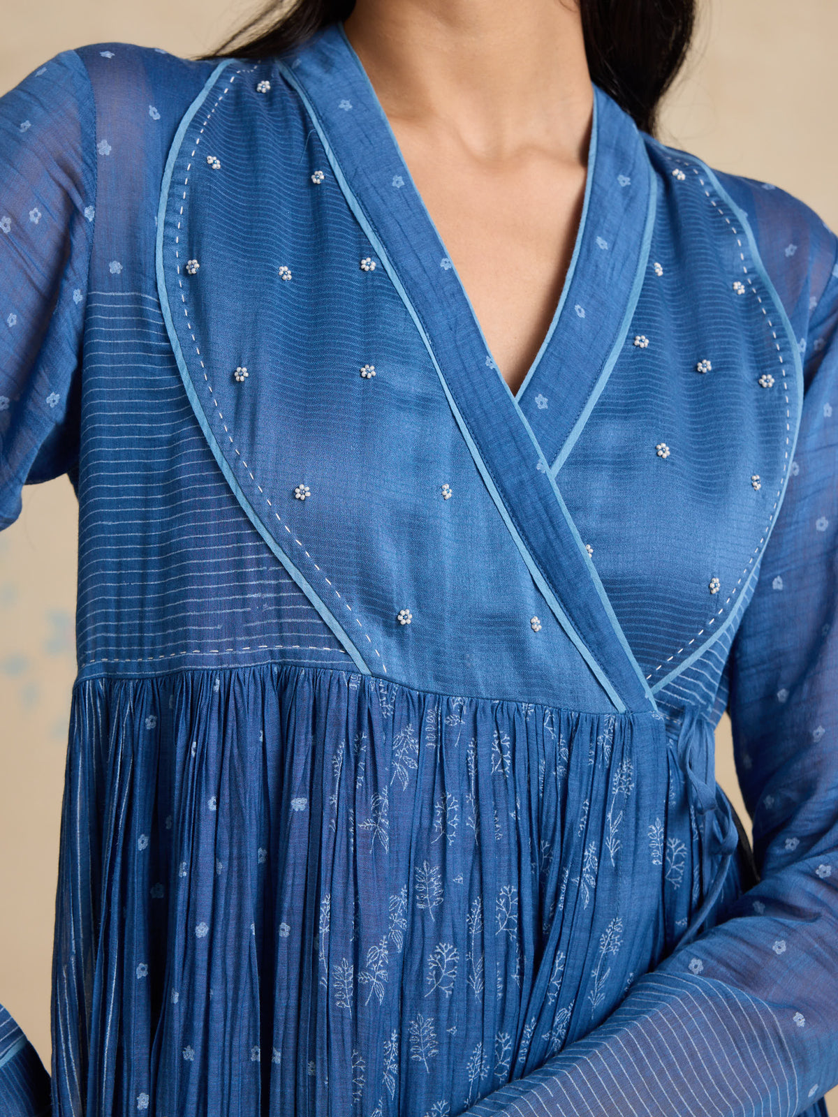 Blue Hour Wrap Dress
