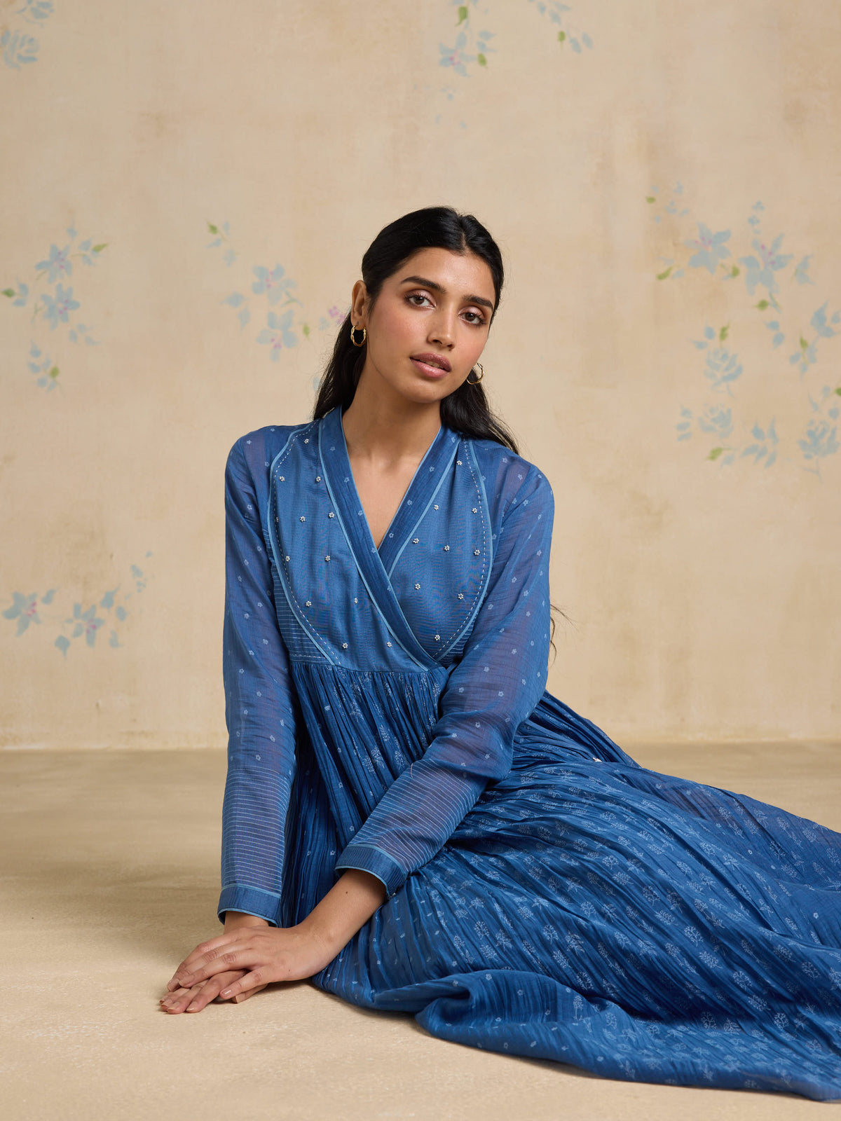 Blue Hour Wrap Dress