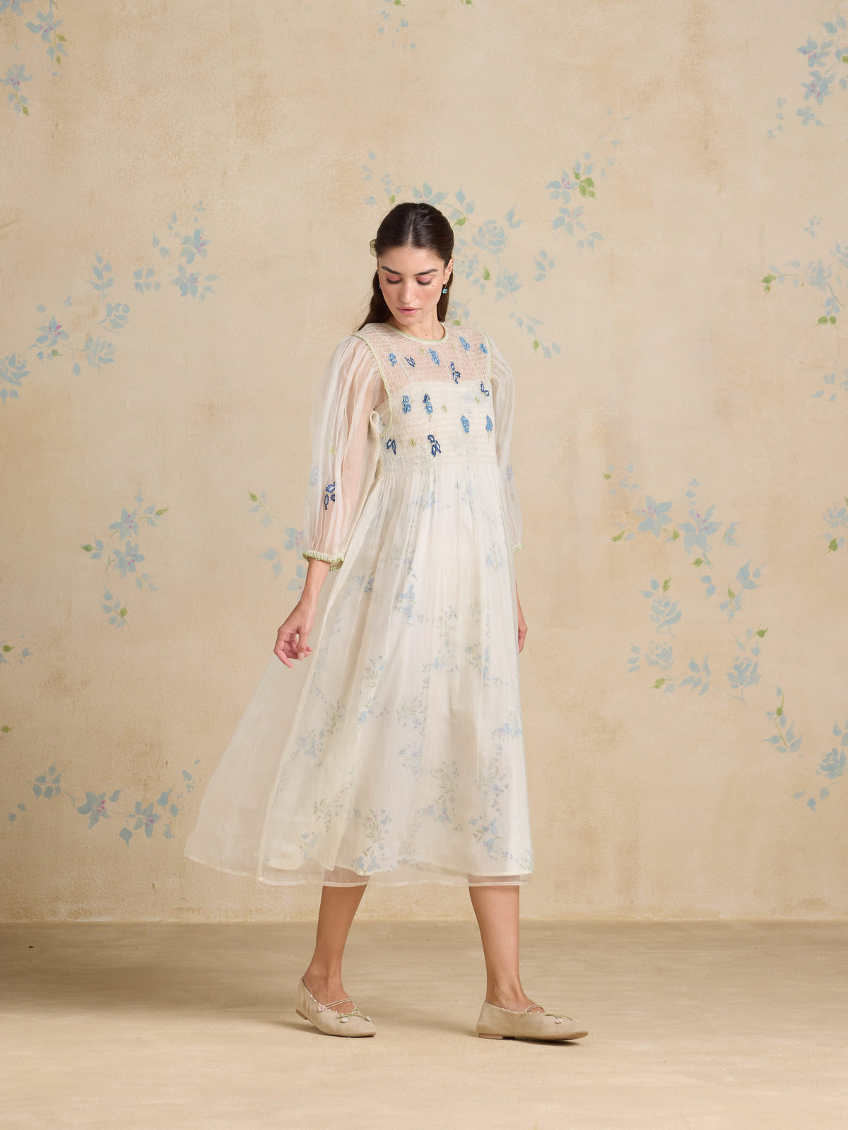 Drifting Light Smock Dress