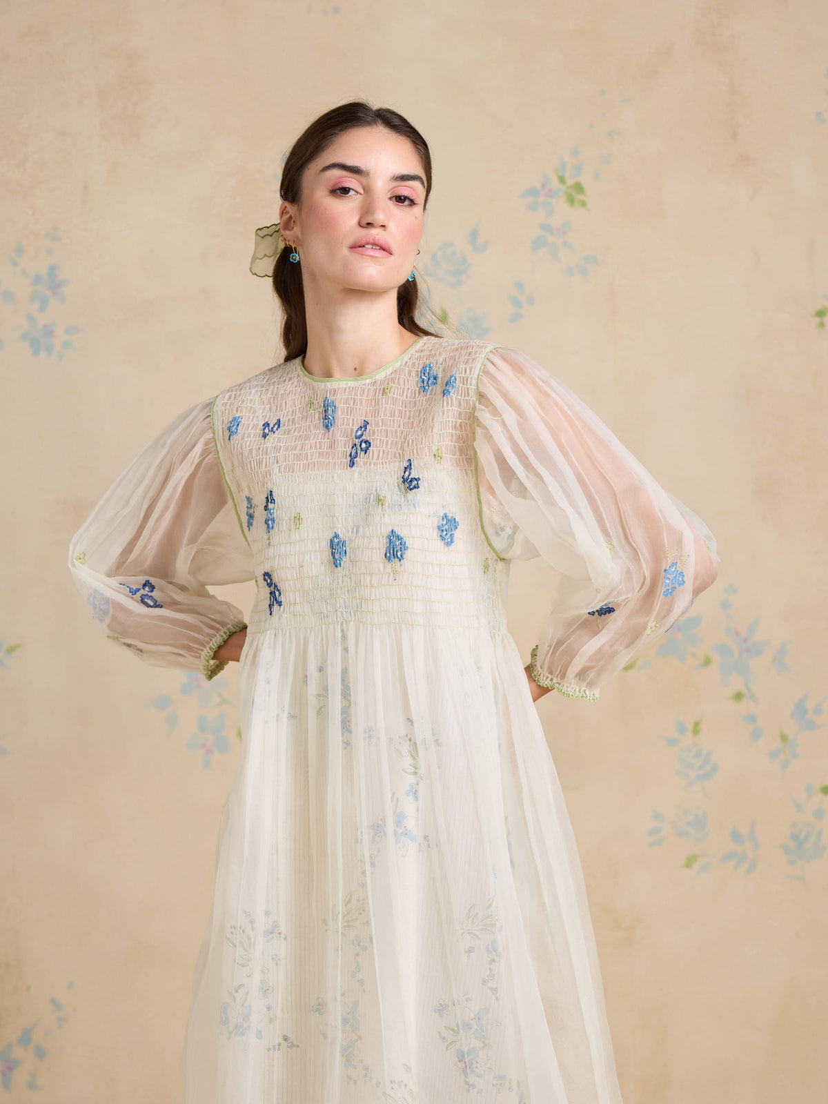 Drifting Light Smock Dress