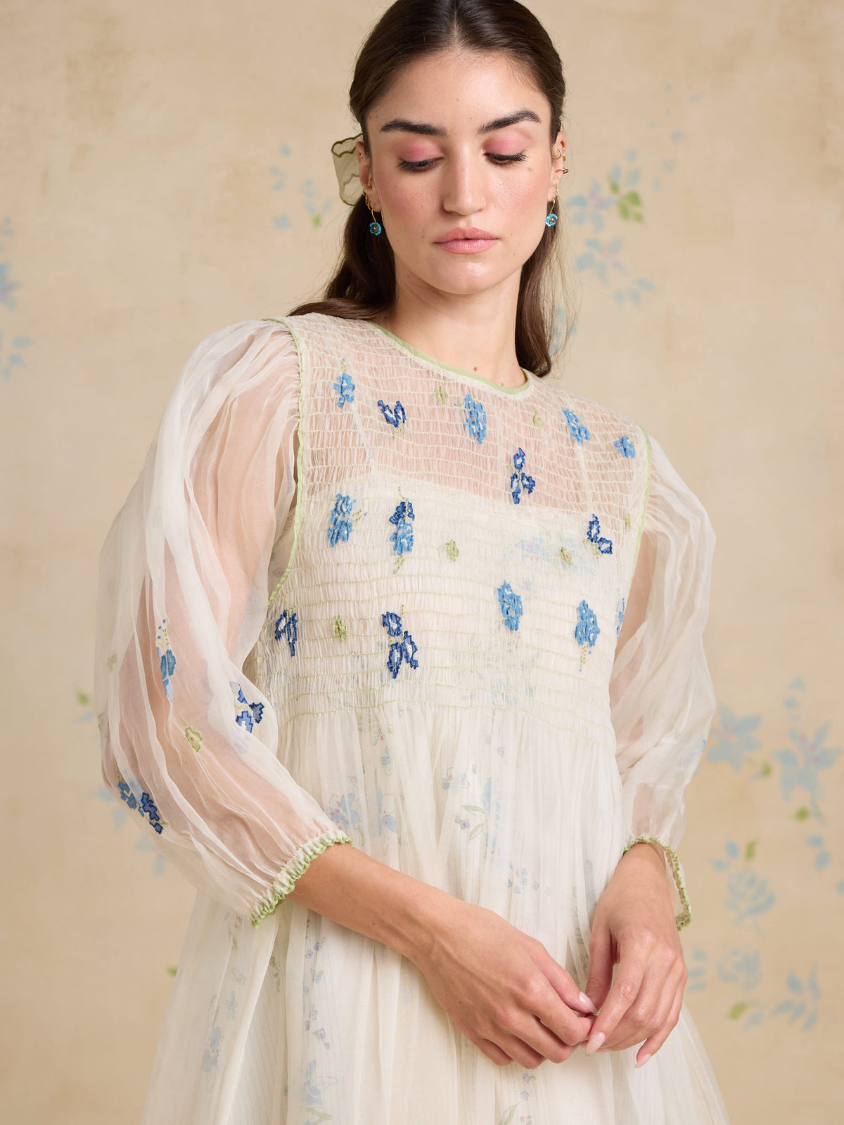 Drifting Light Smock Dress