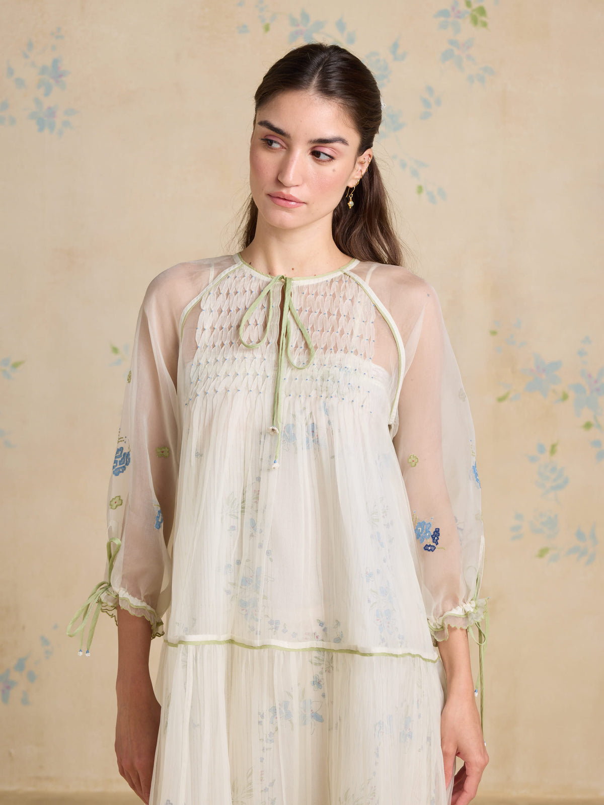 White Poem Organza Dress