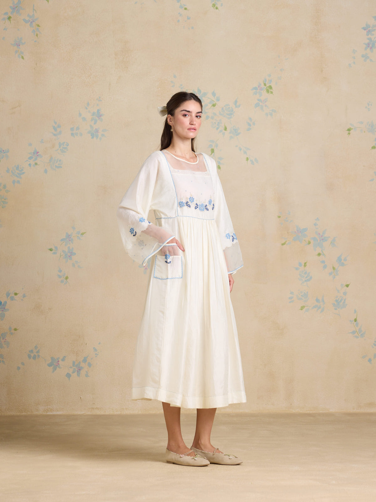 Soft Whispers Silk Kaftan