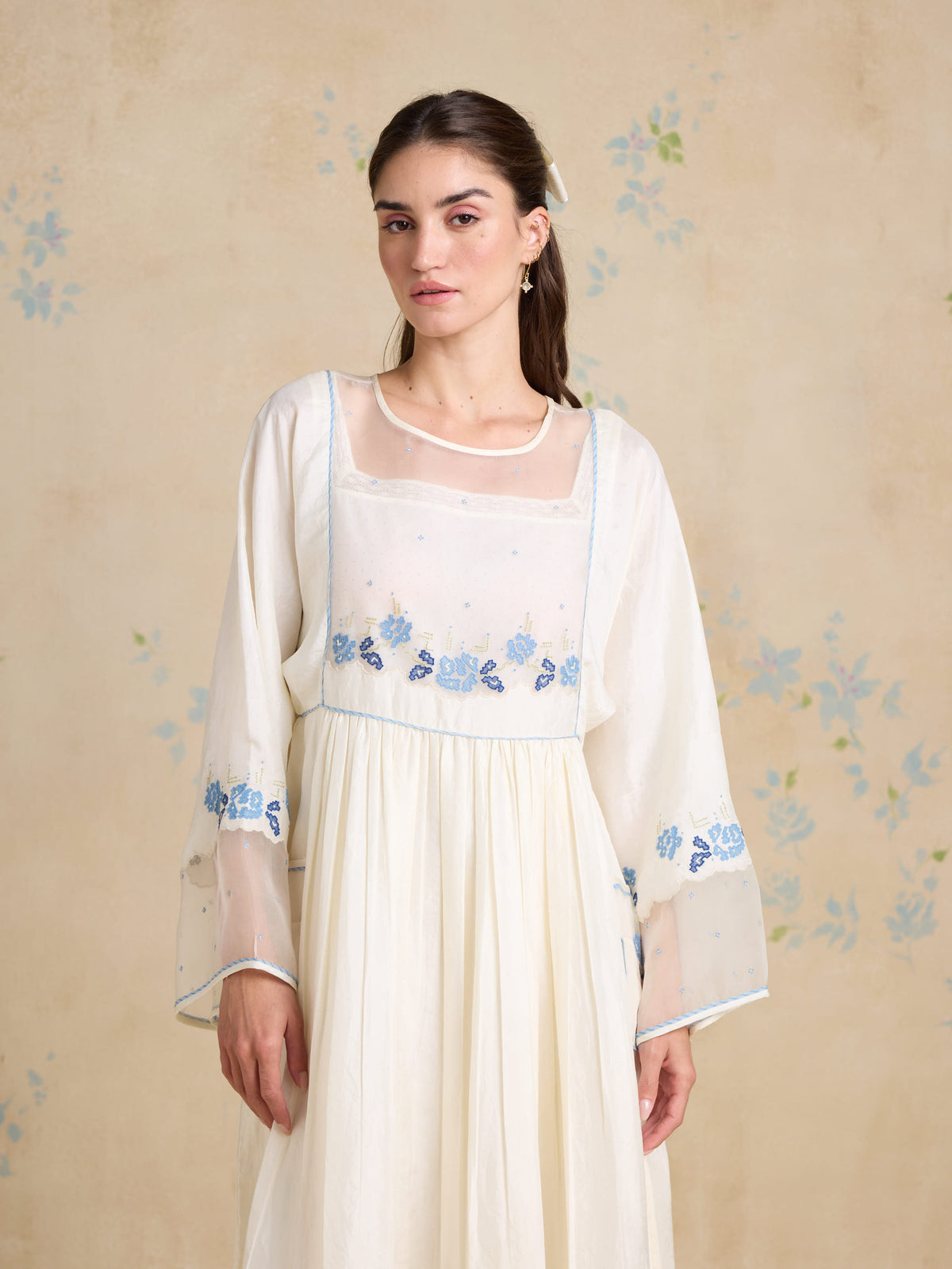 Soft Whispers Silk Kaftan