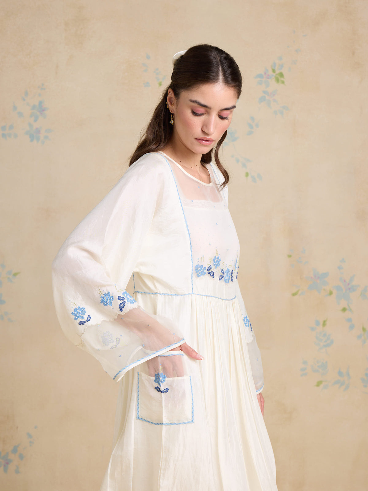Soft Whispers Silk Kaftan