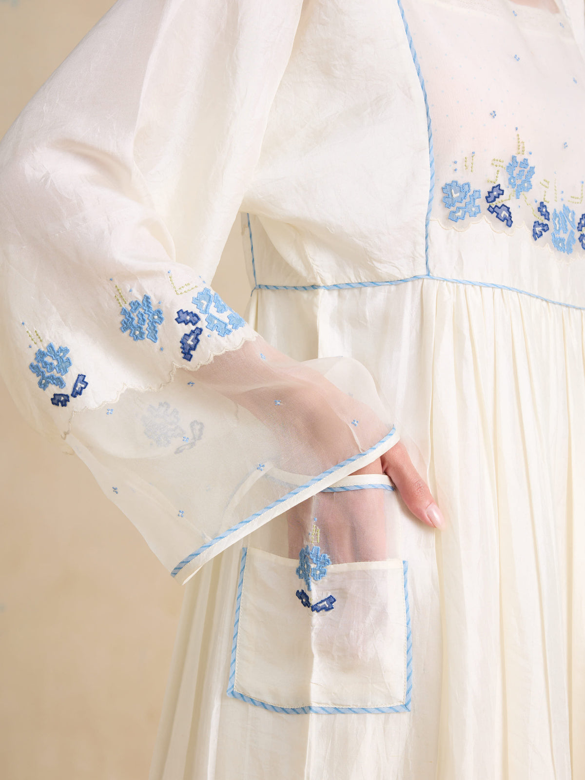 Soft Whispers Silk Kaftan