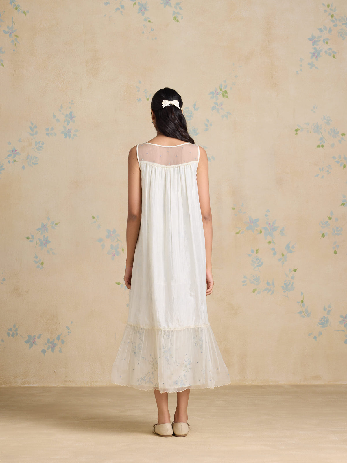 Eira Silk Midi Dress