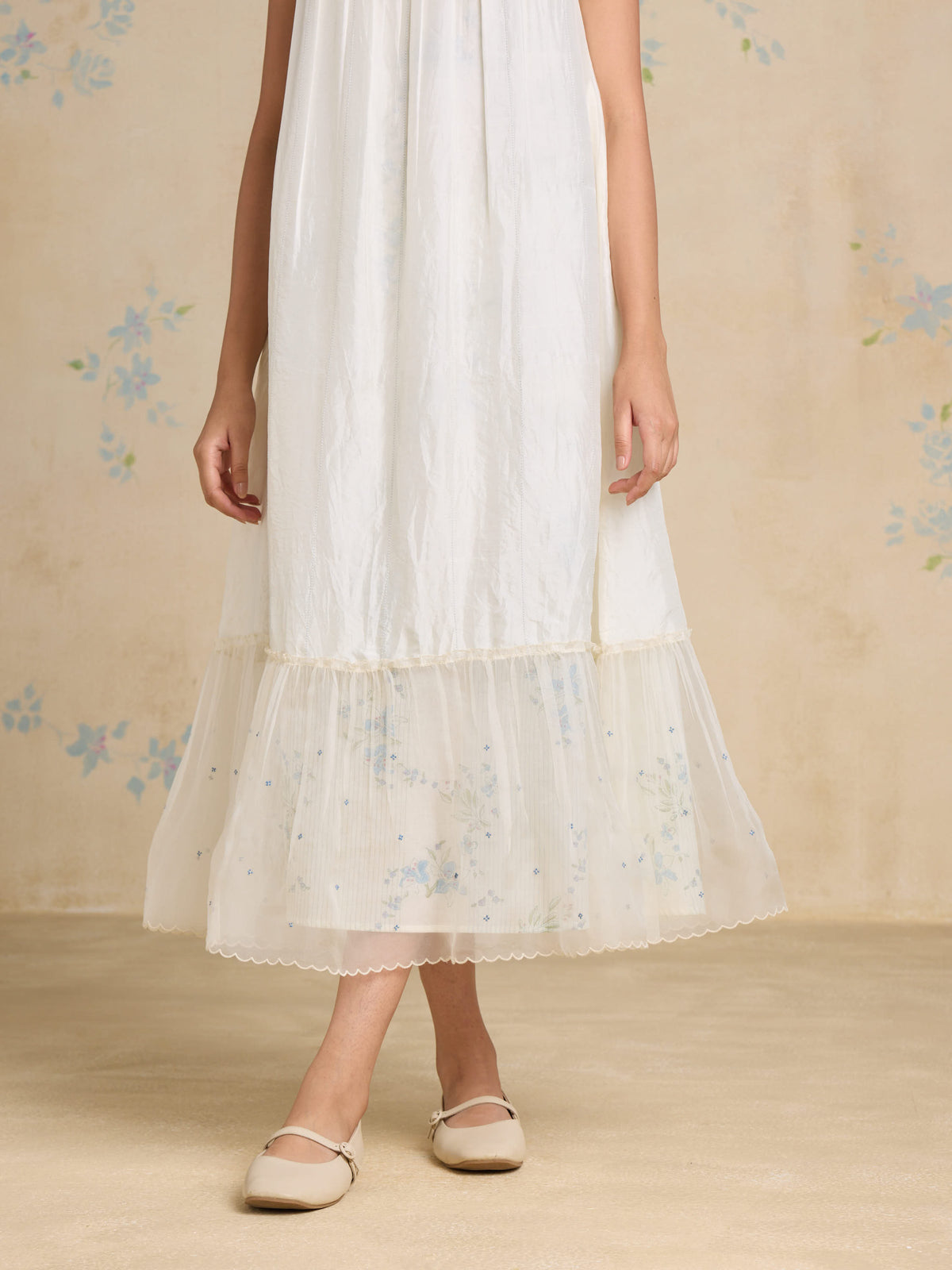 Eira Silk Midi Dress