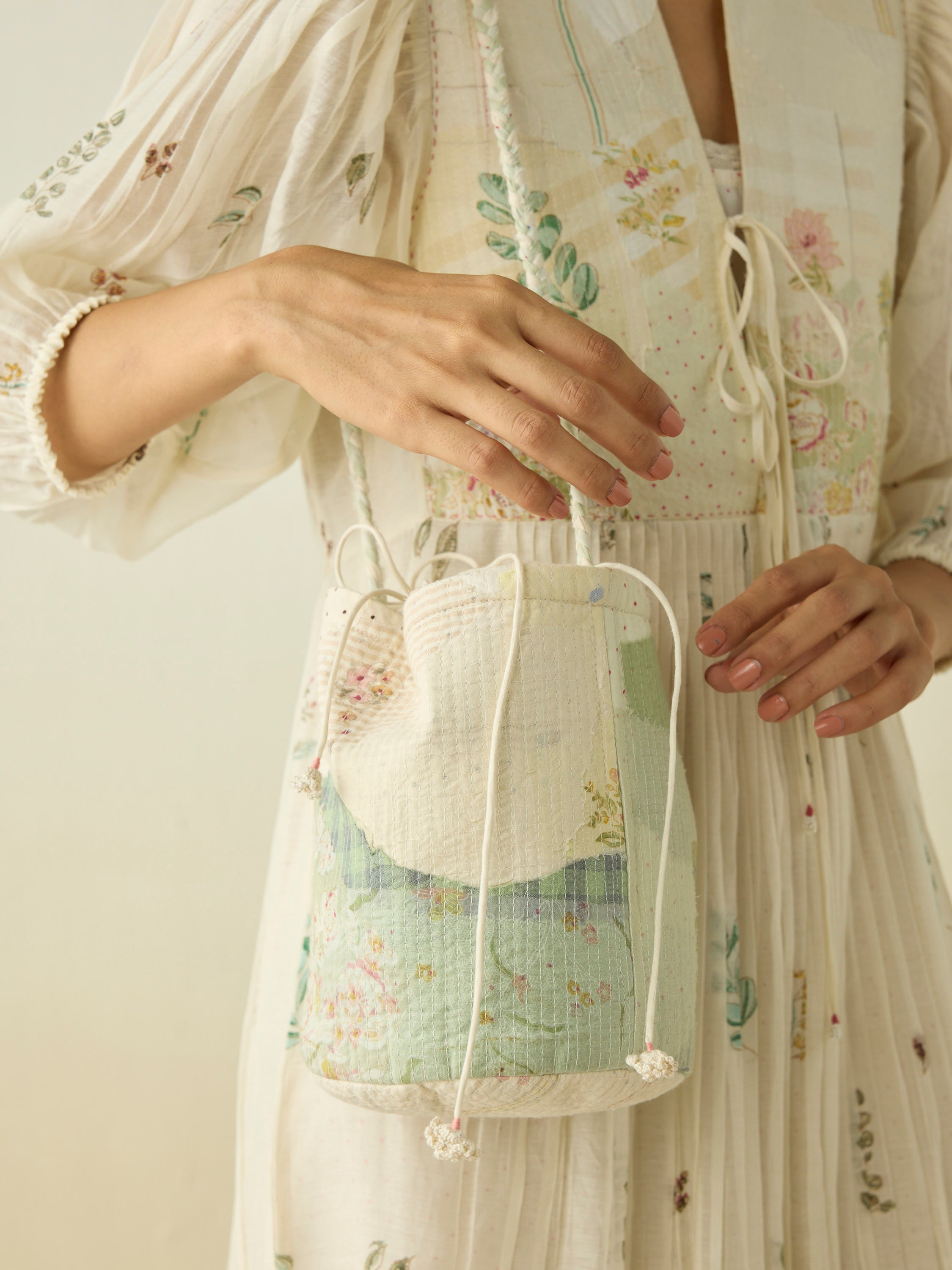 Patch Bloom Bucket Bag