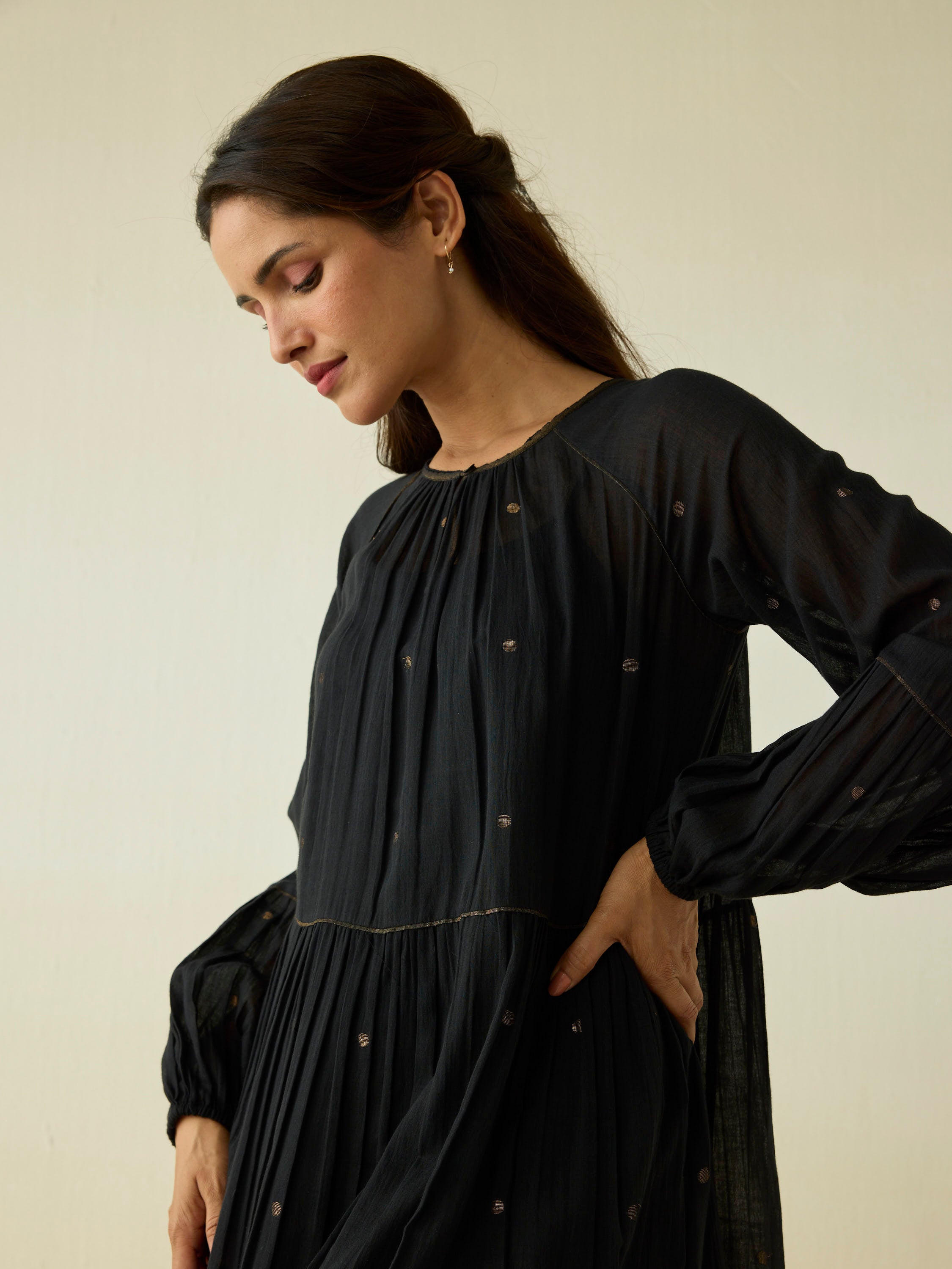 Midnight Echo Maxi Dress