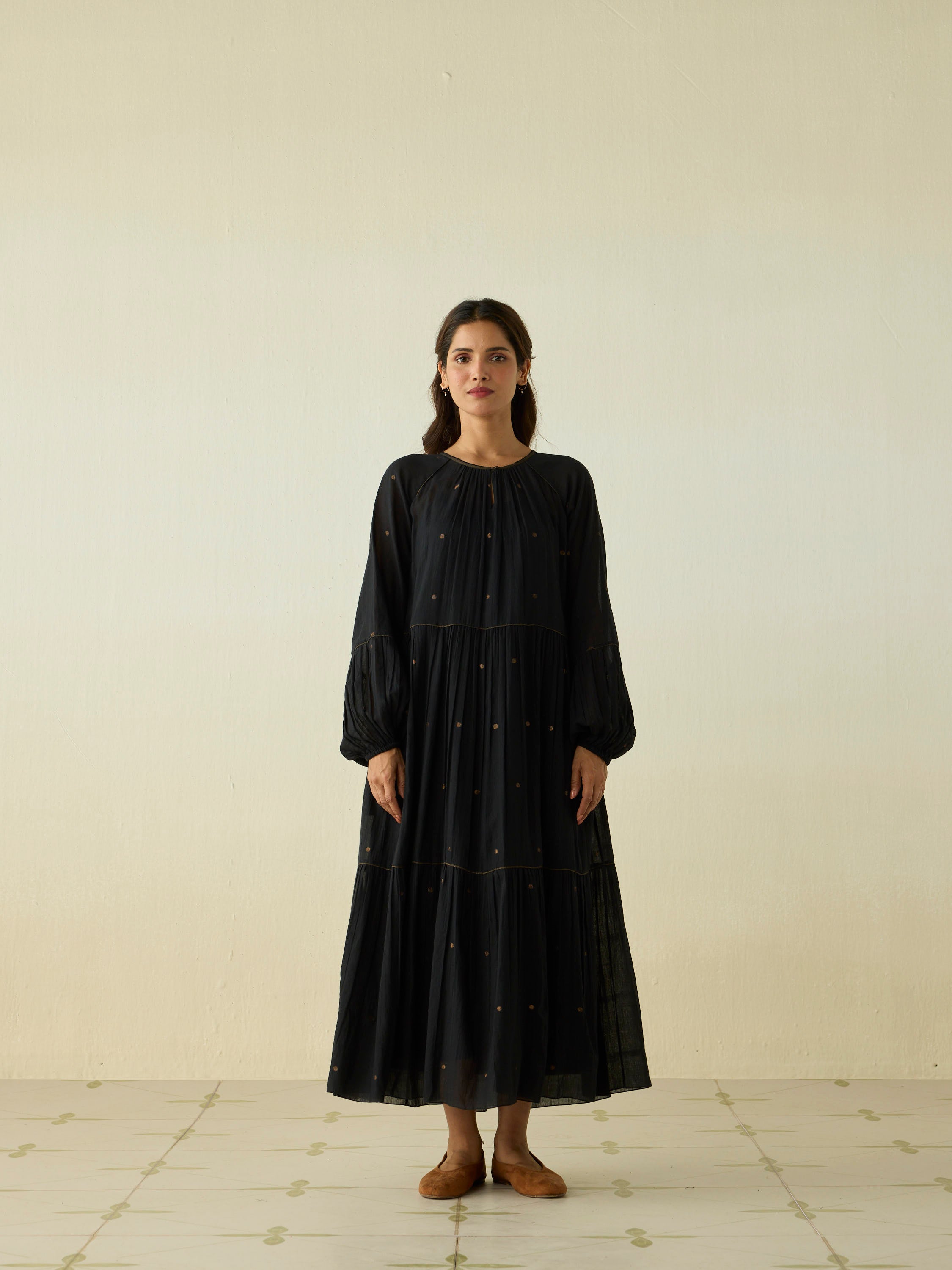 Midnight Echo Maxi Dress