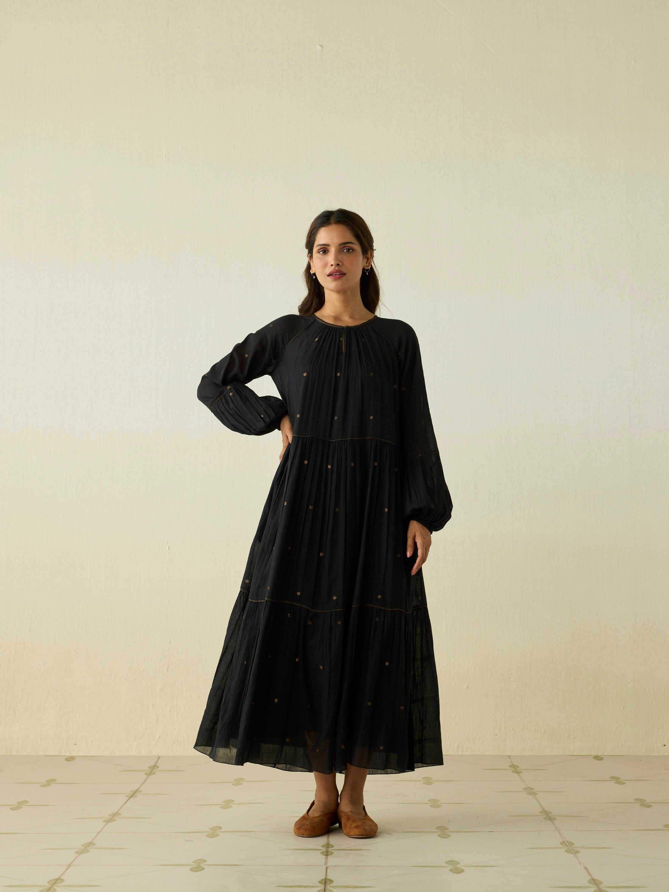 Midnight Echo Maxi Dress
