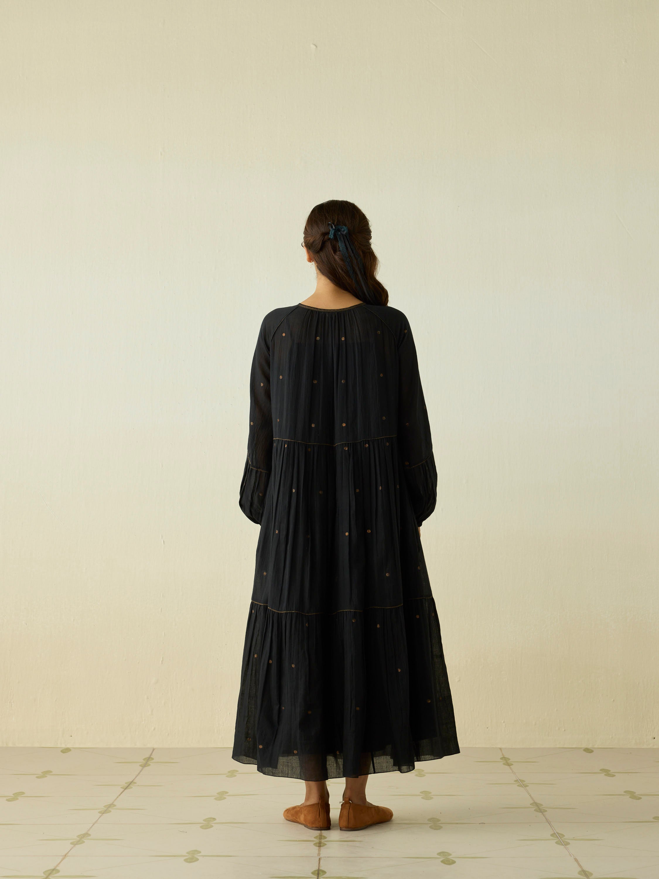 Midnight Echo Maxi Dress