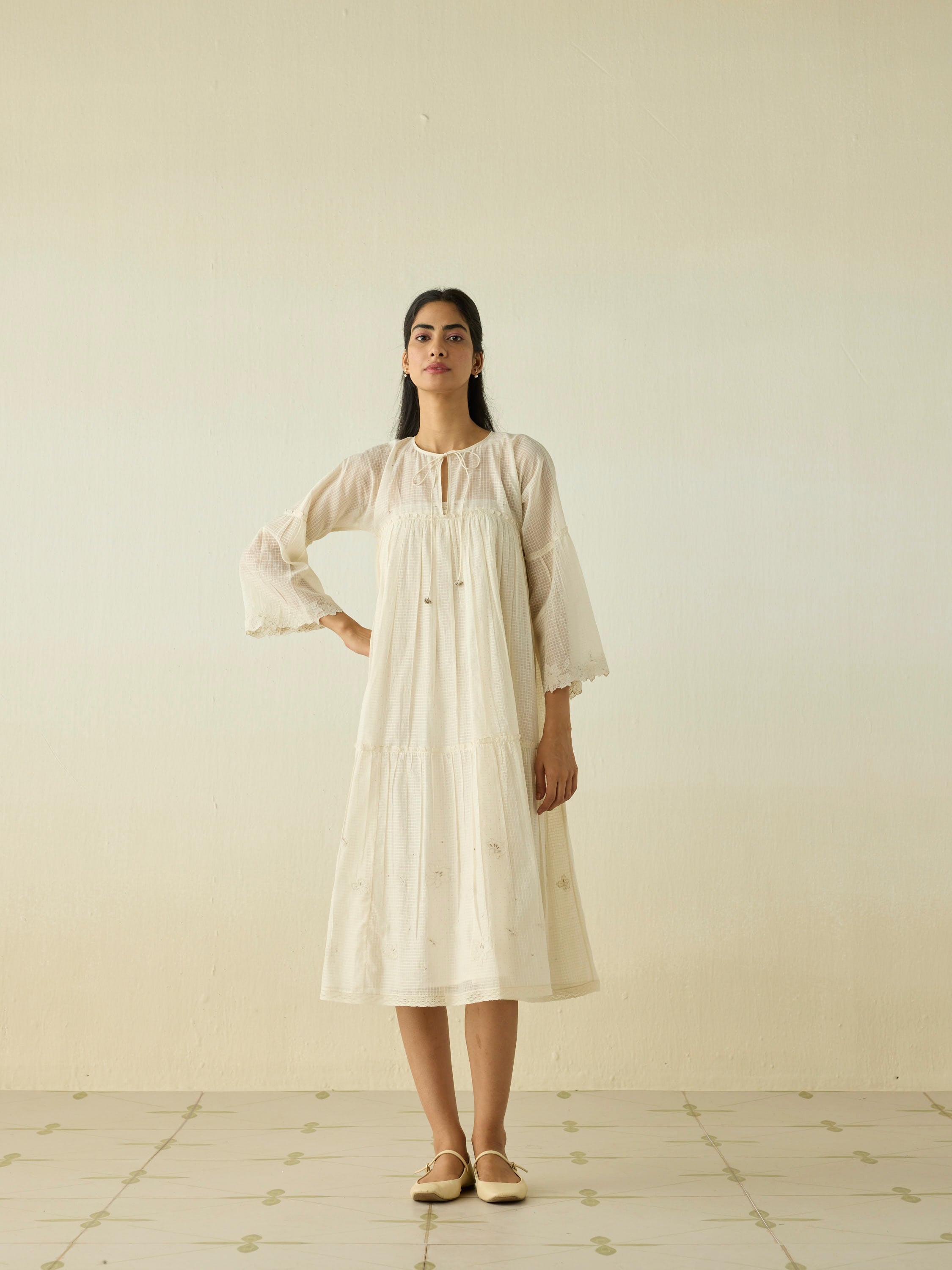 Pearlshine Midi Dress