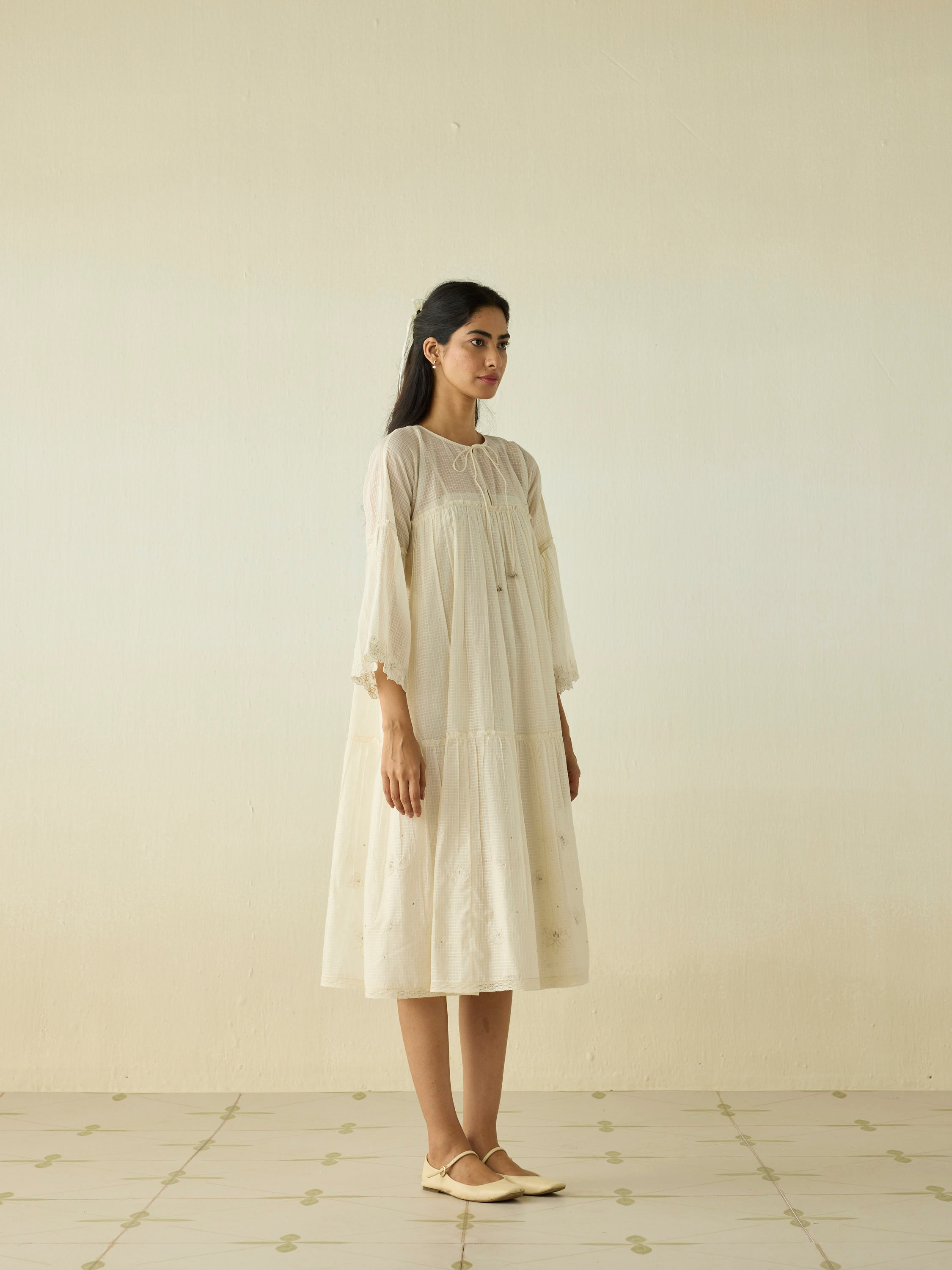 Pearlshine Midi Dress