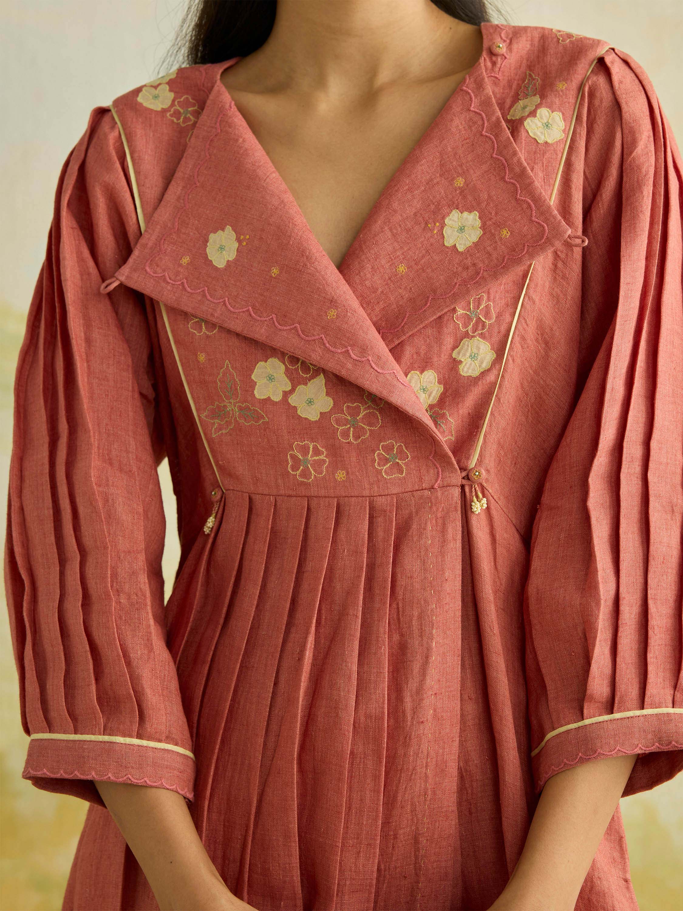 Clayrose Linen Midi Dress