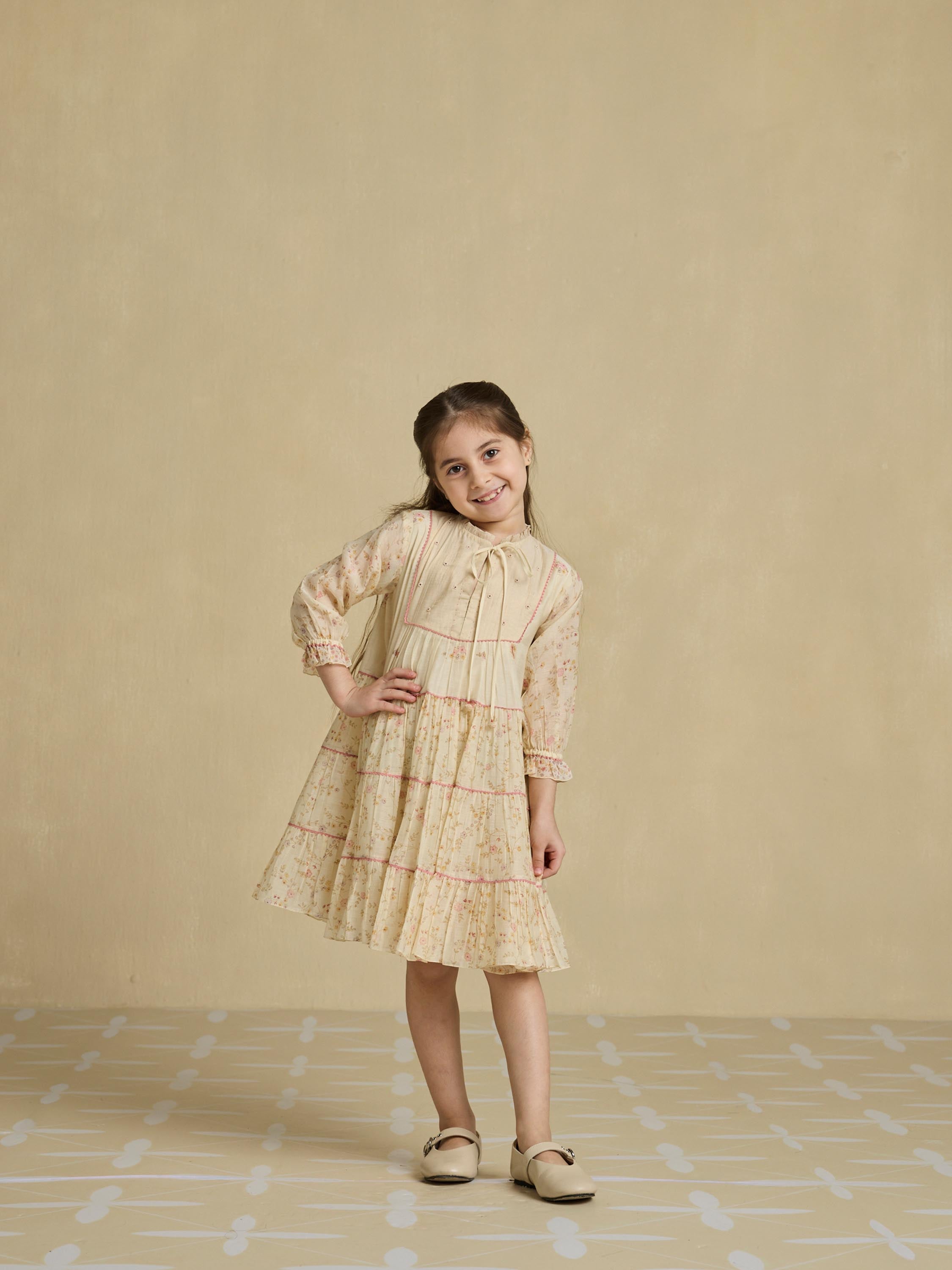 Mini Bloom Tier Dress