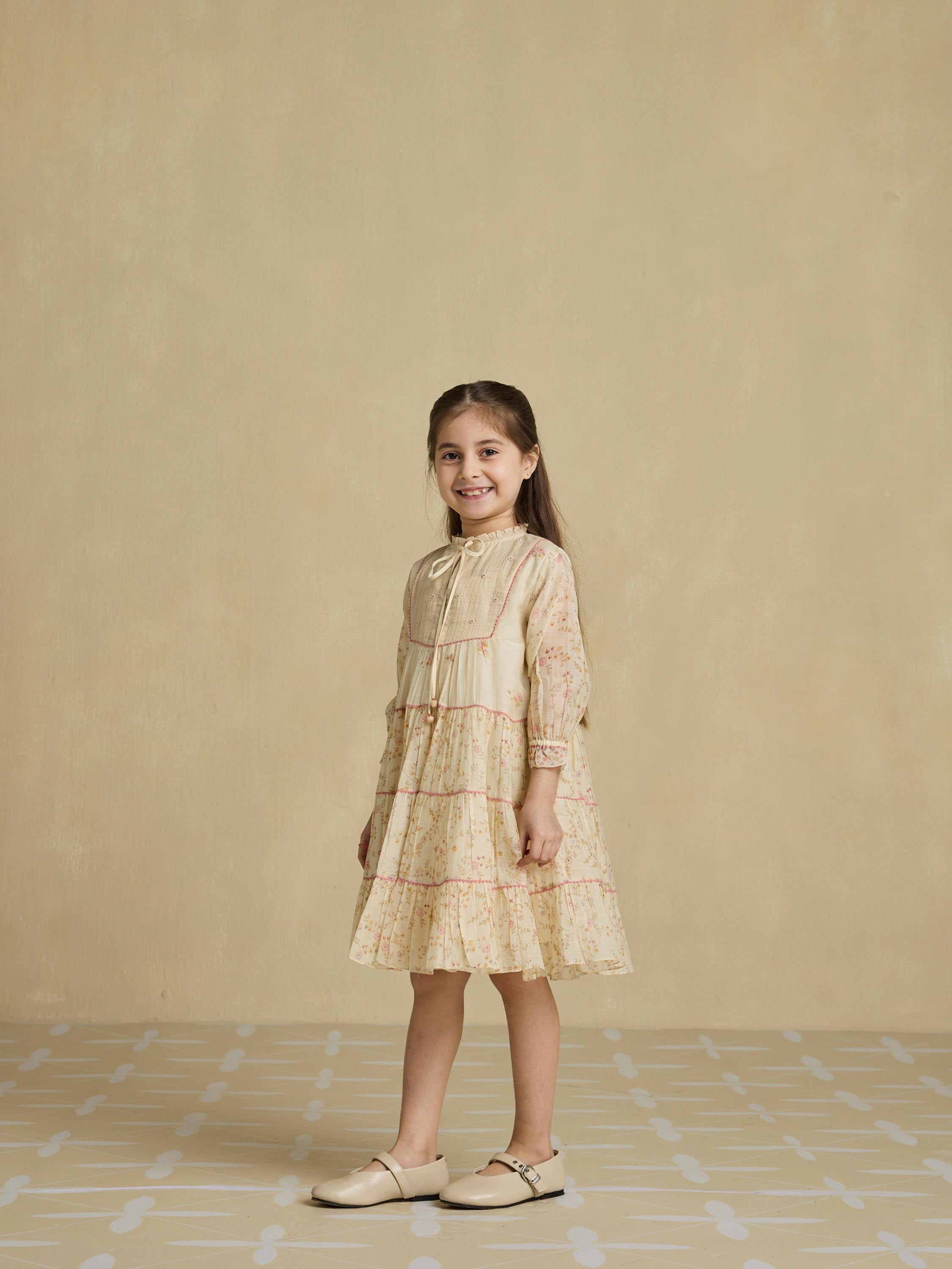 Mini Bloom Tier Dress