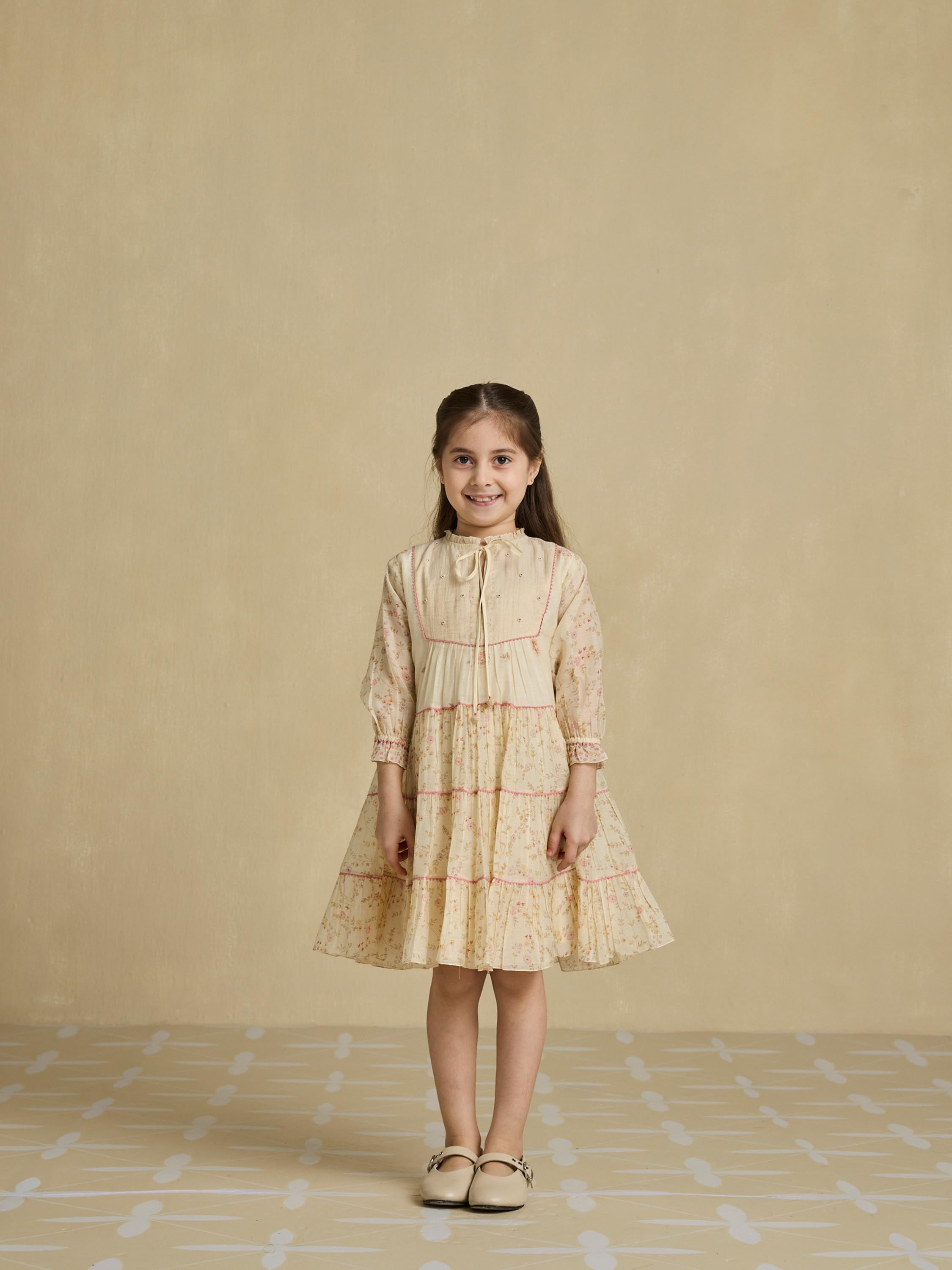 Mini Bloom Tier Dress