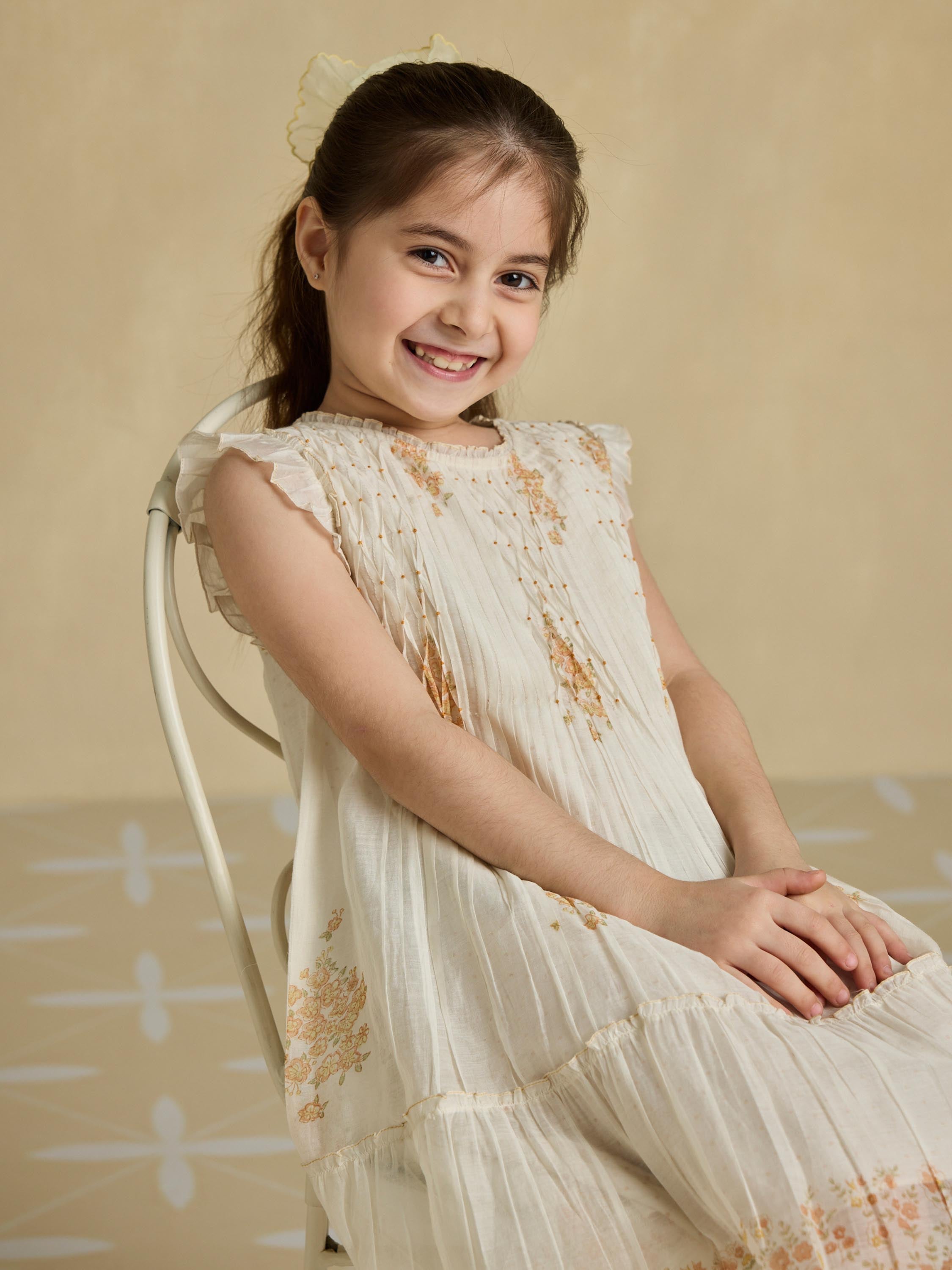 Little Sunflower Flutter Dress