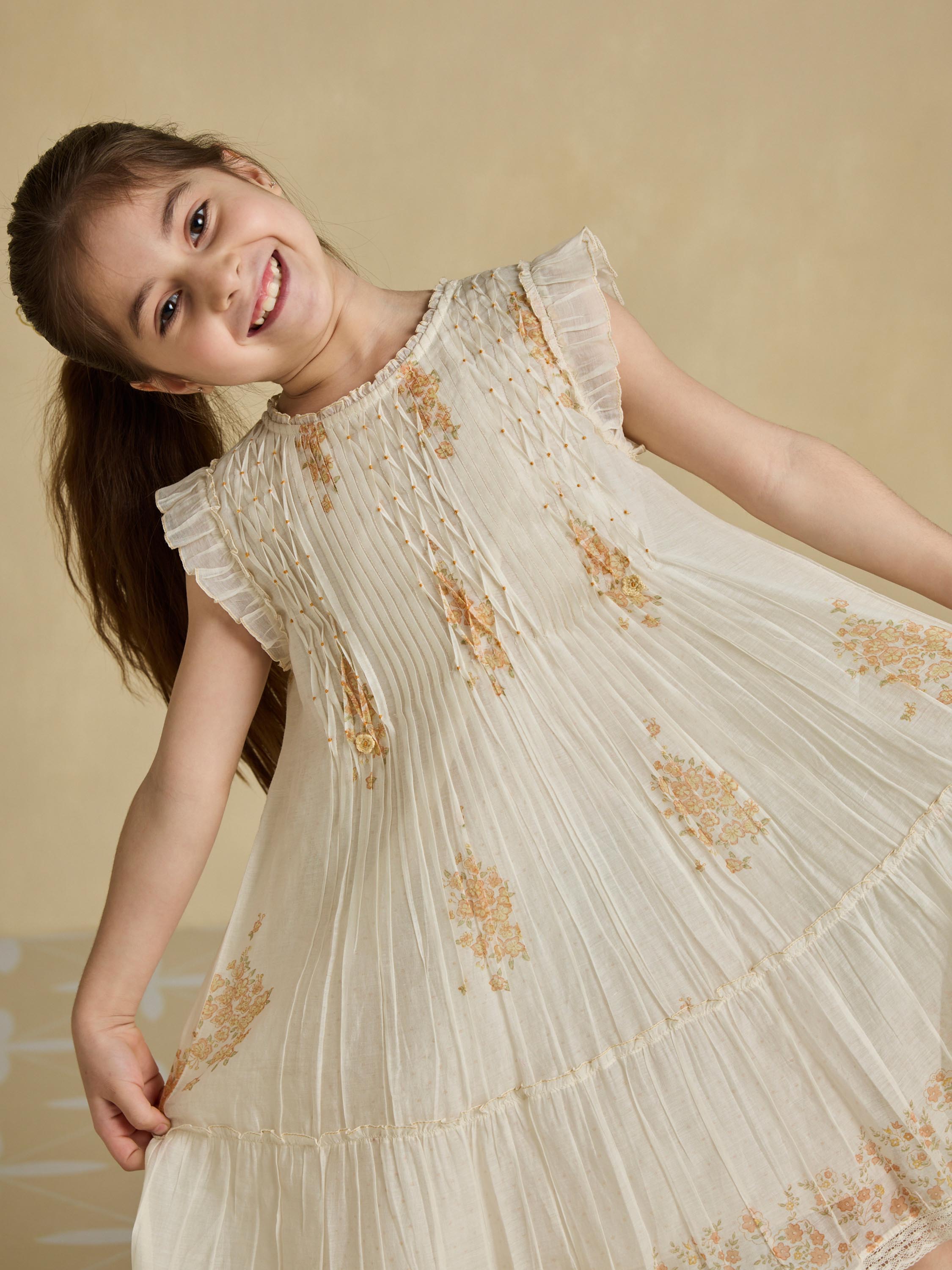 Little Sunflower Flutter Dress