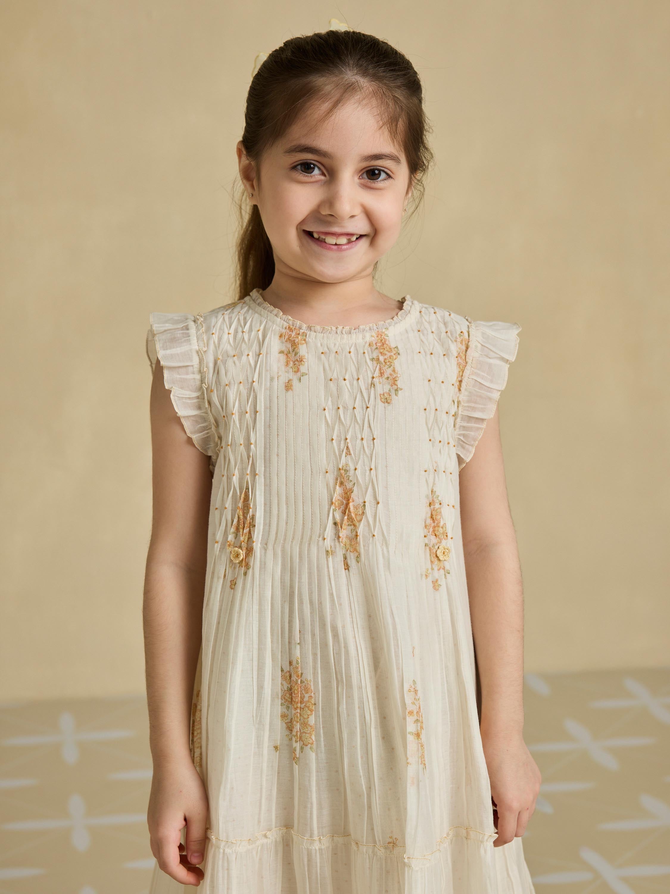 Little Sunflower Flutter Dress