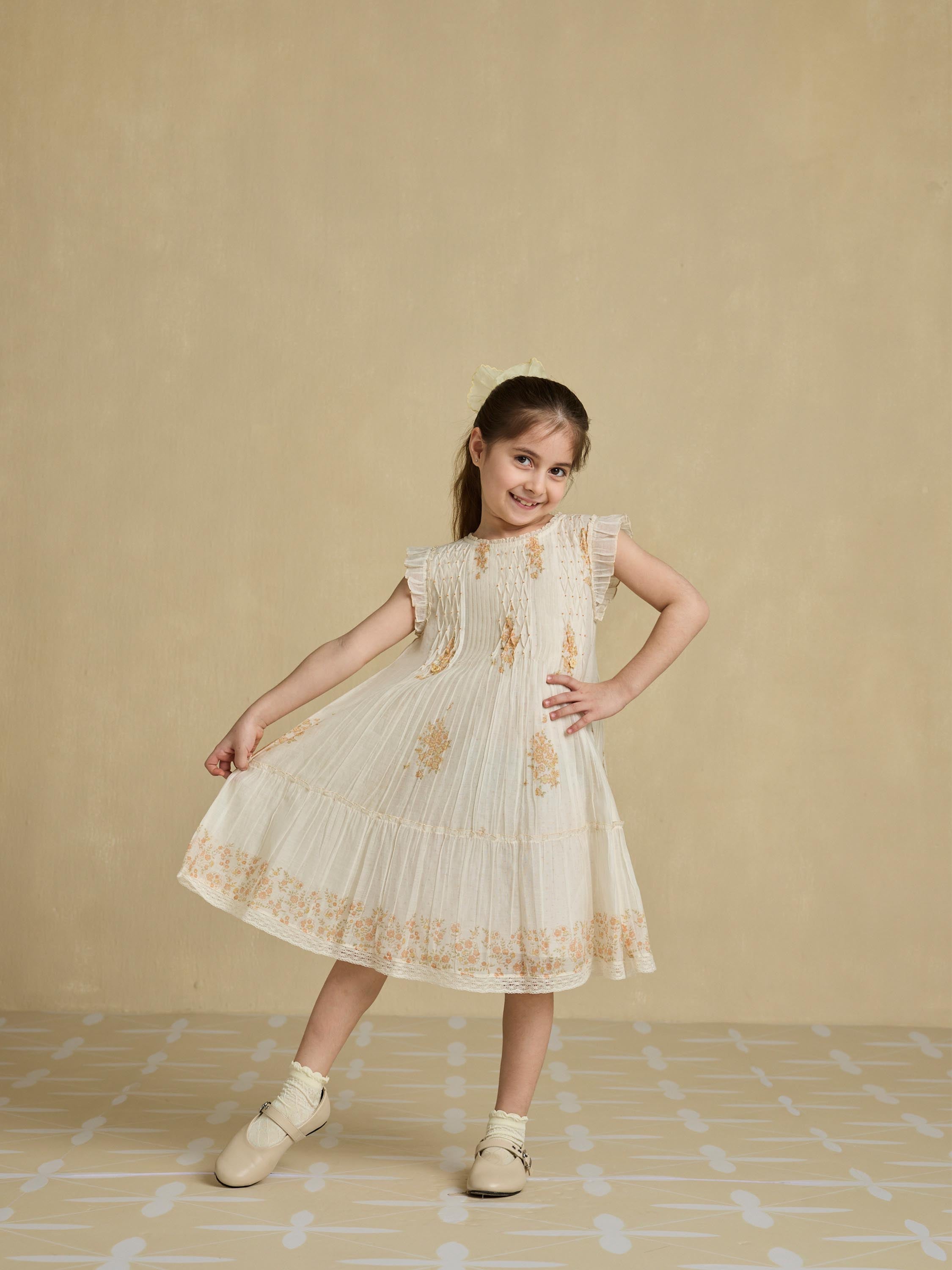 Little Sunflower Flutter Dress