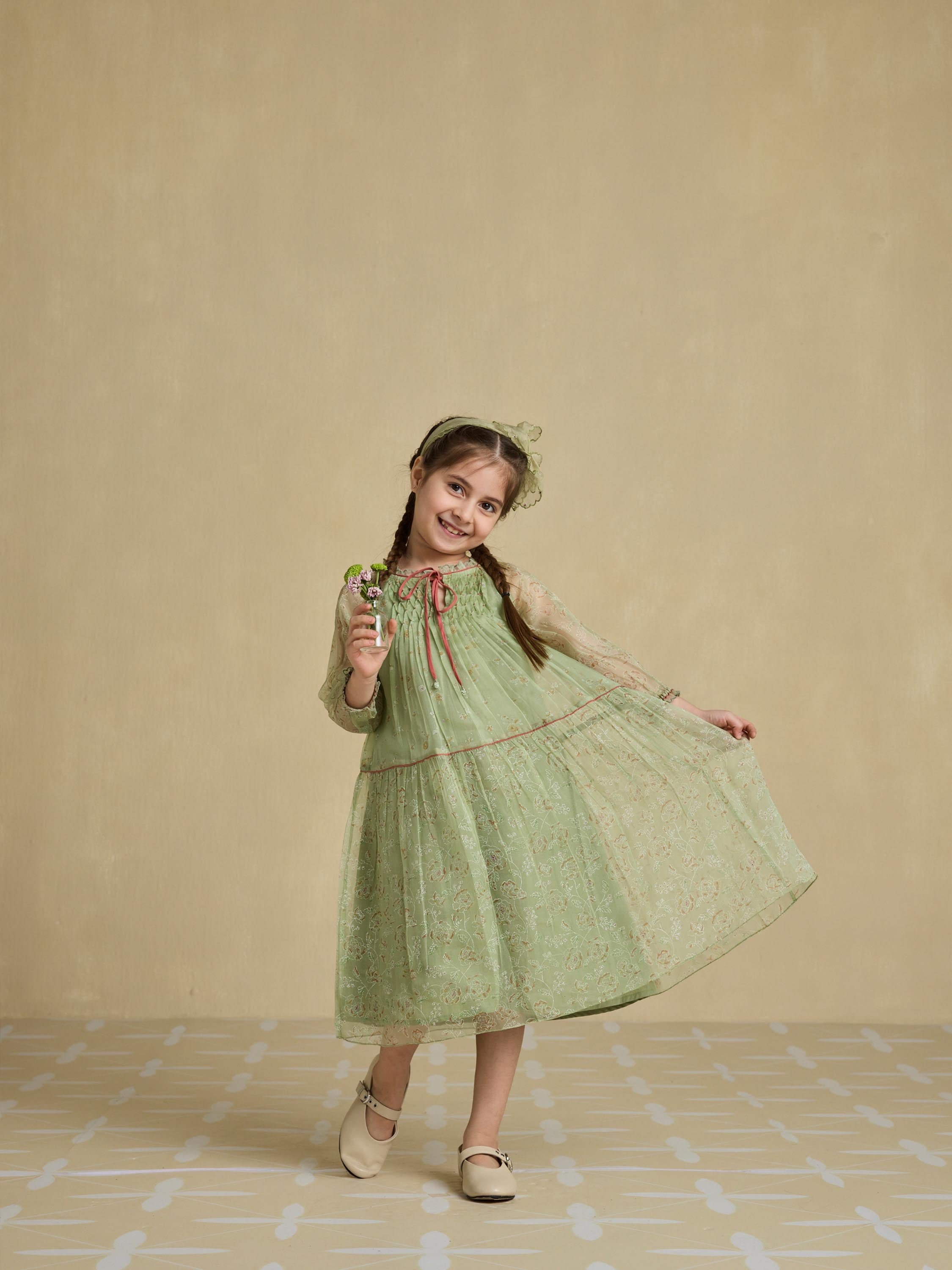 Little Flounce Organza Dress