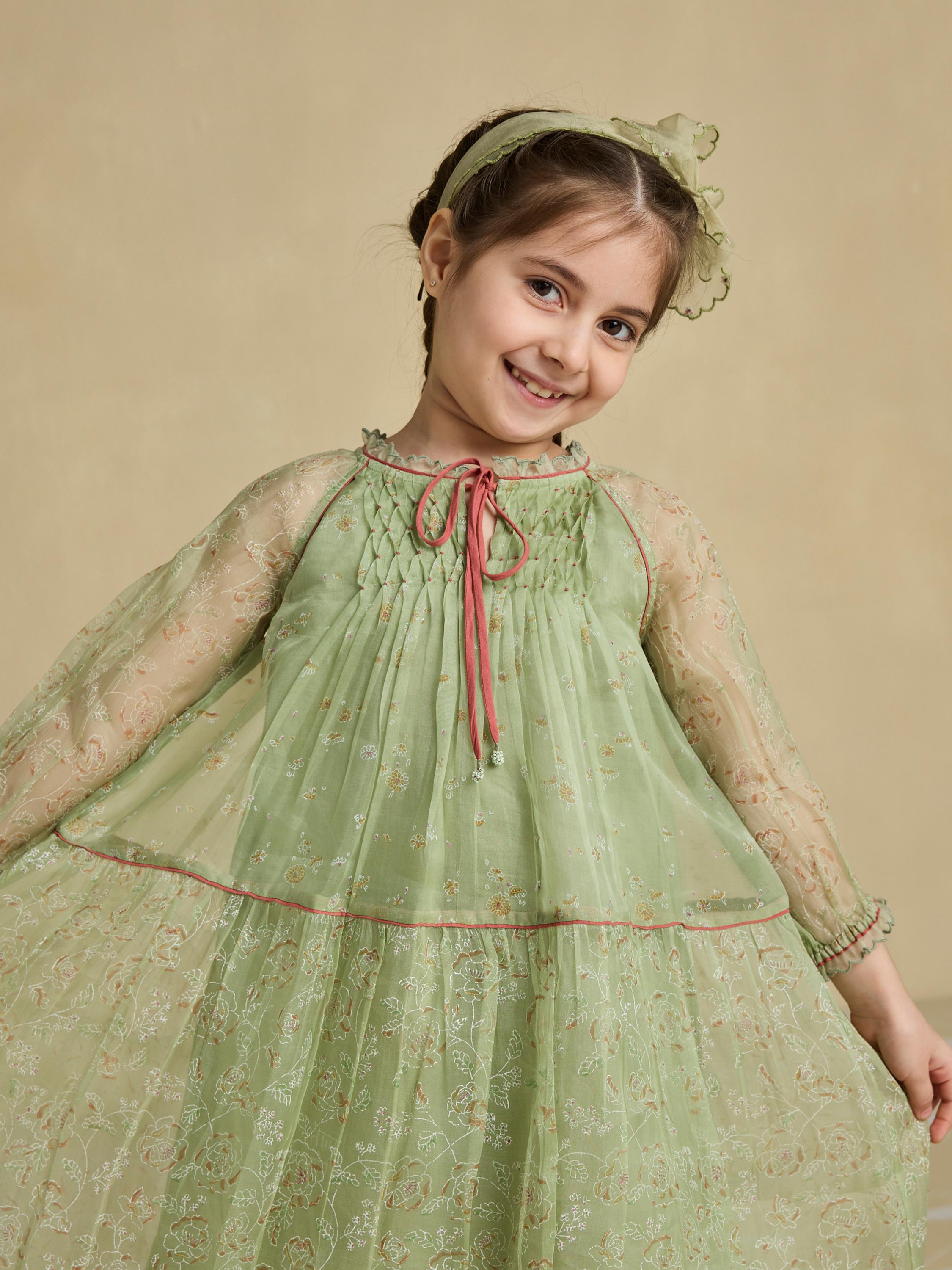 Little Flounce Organza Dress