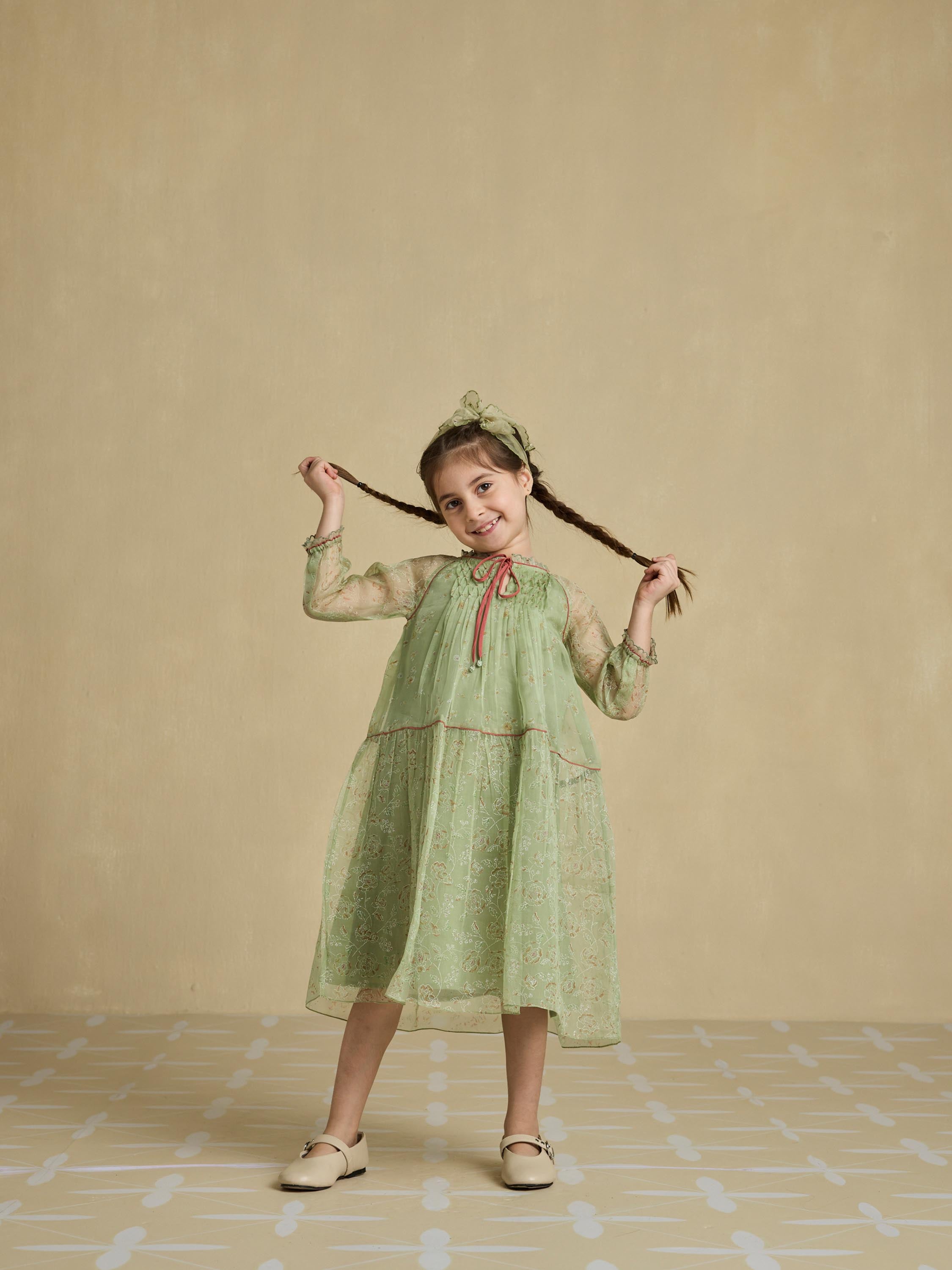Little Flounce Organza Dress