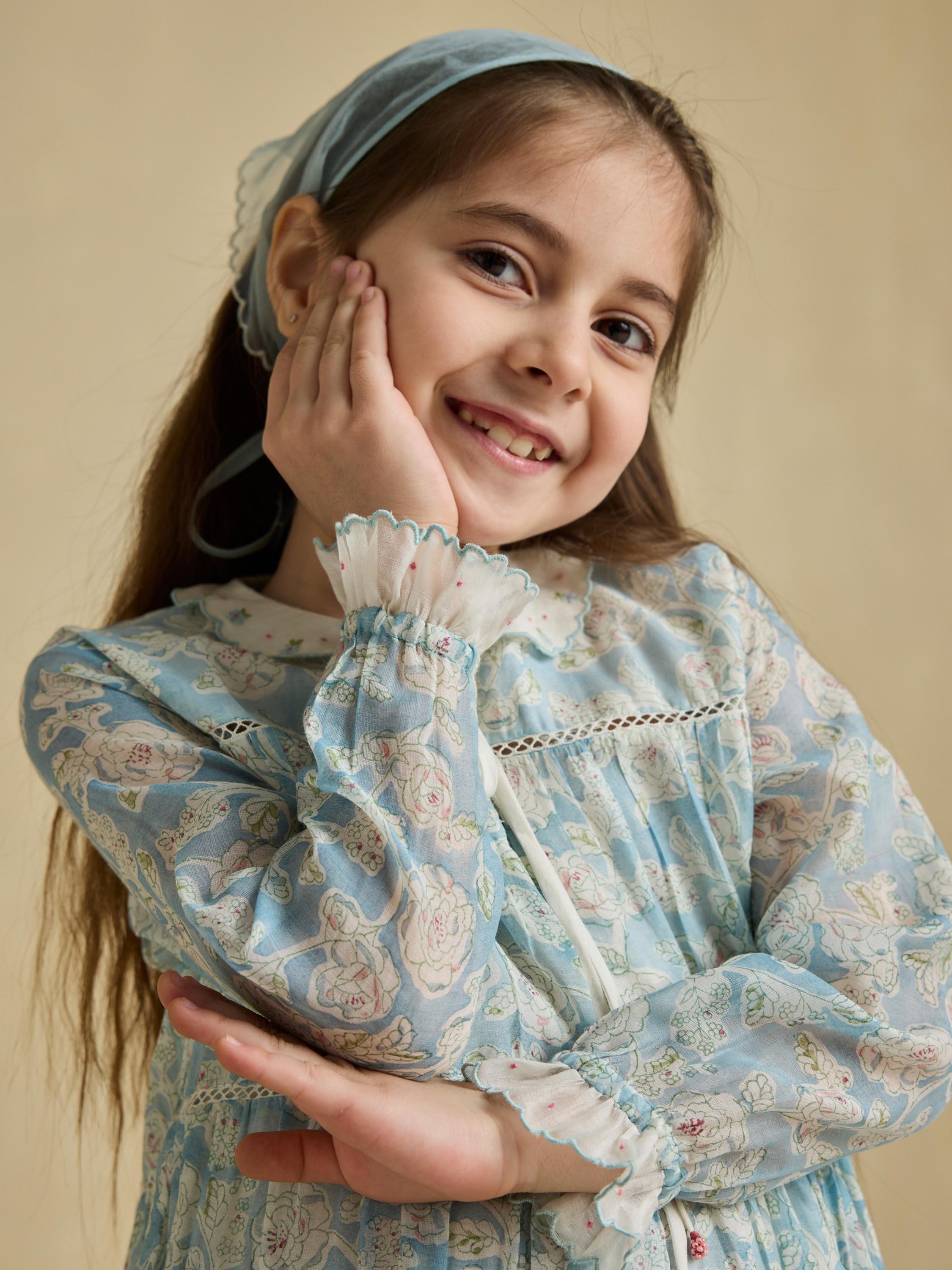 Blue Umbrella Little Dress