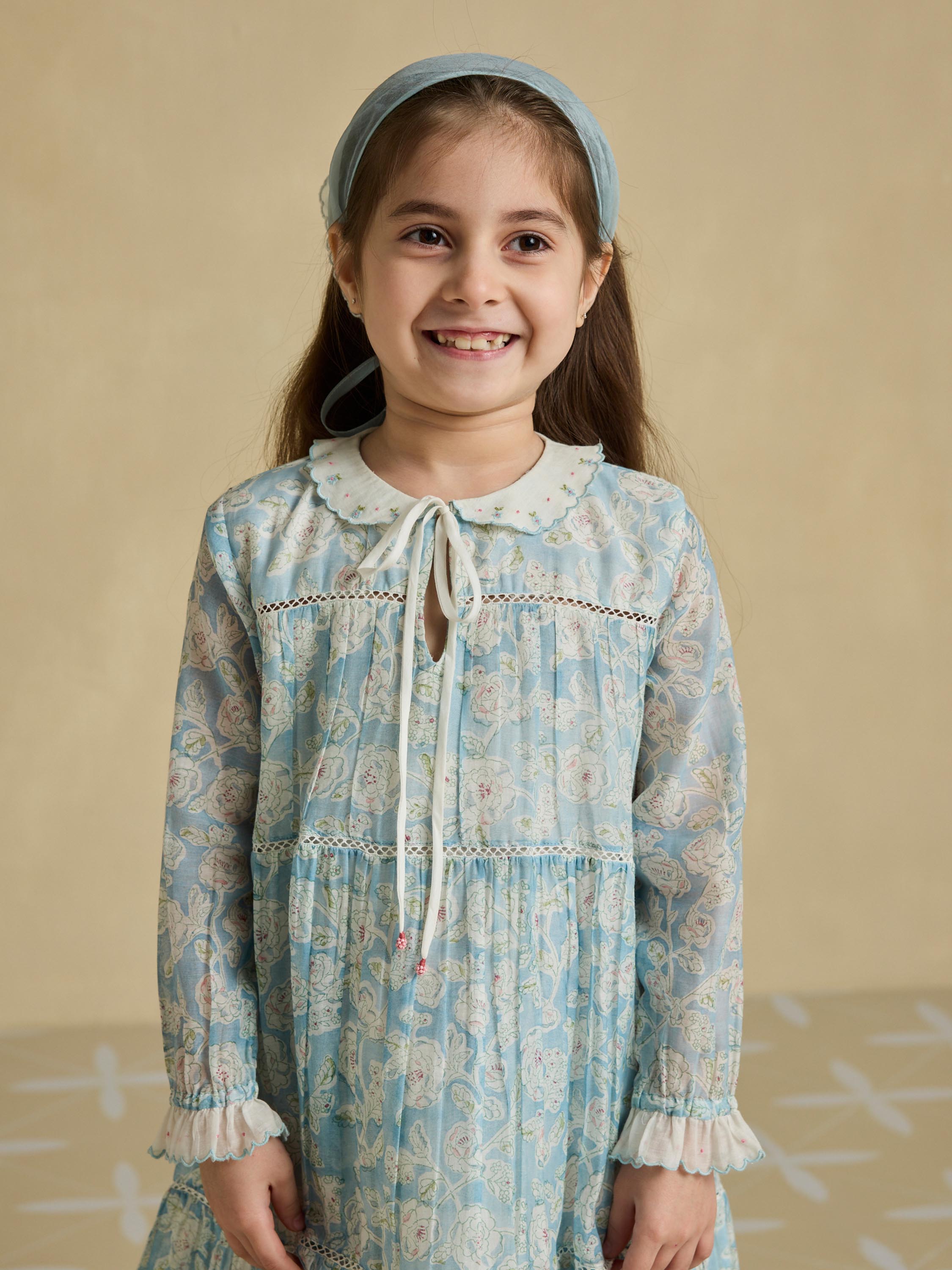Blue Umbrella Little Dress