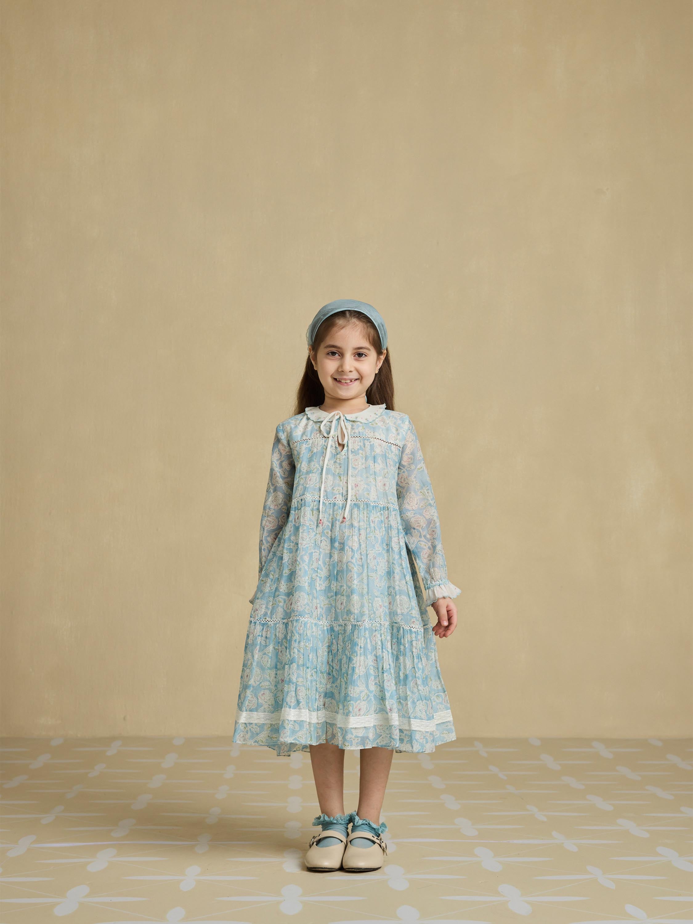 Blue Umbrella Little Dress