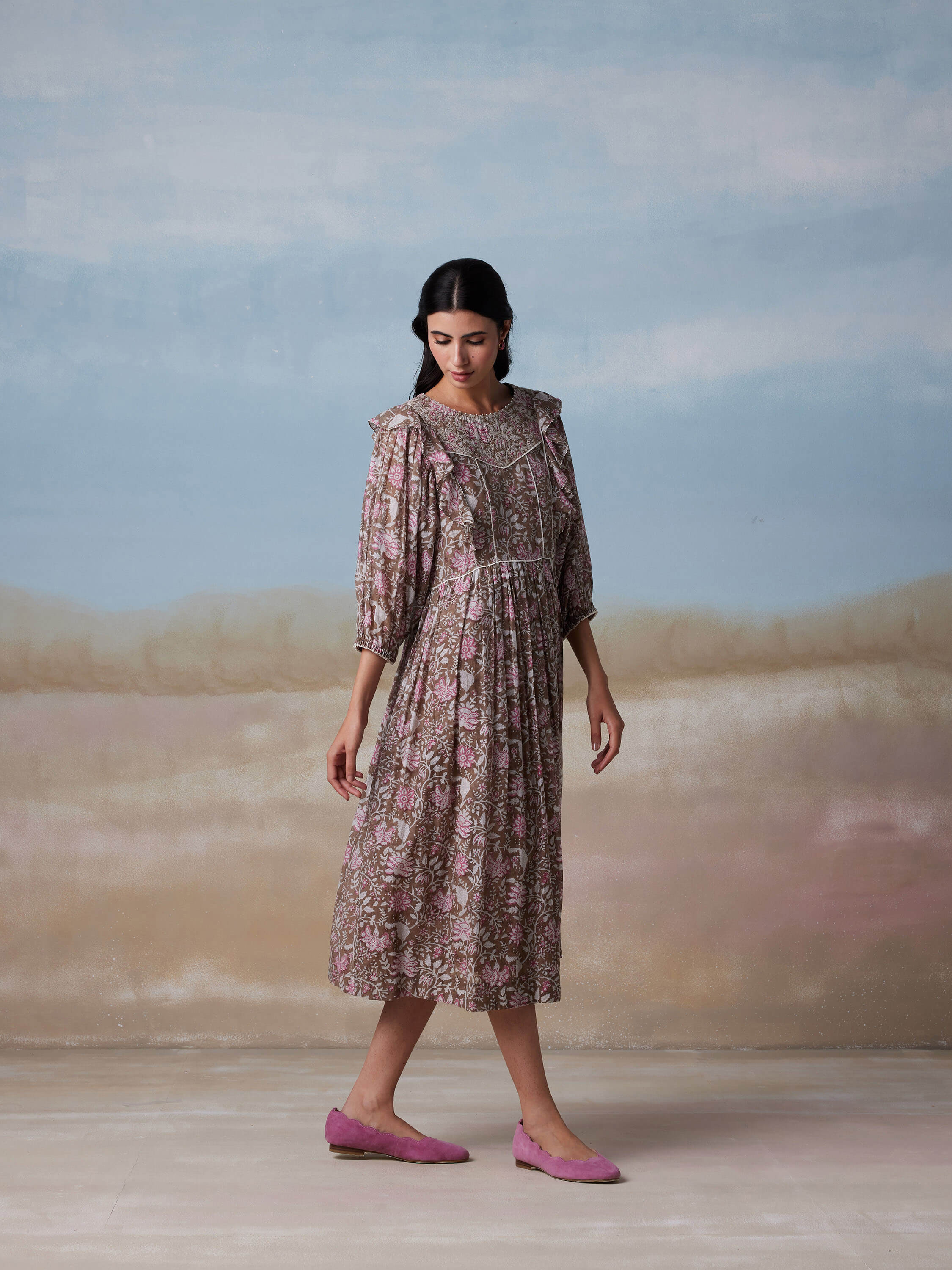 Aria Chintz Dress - Image 4