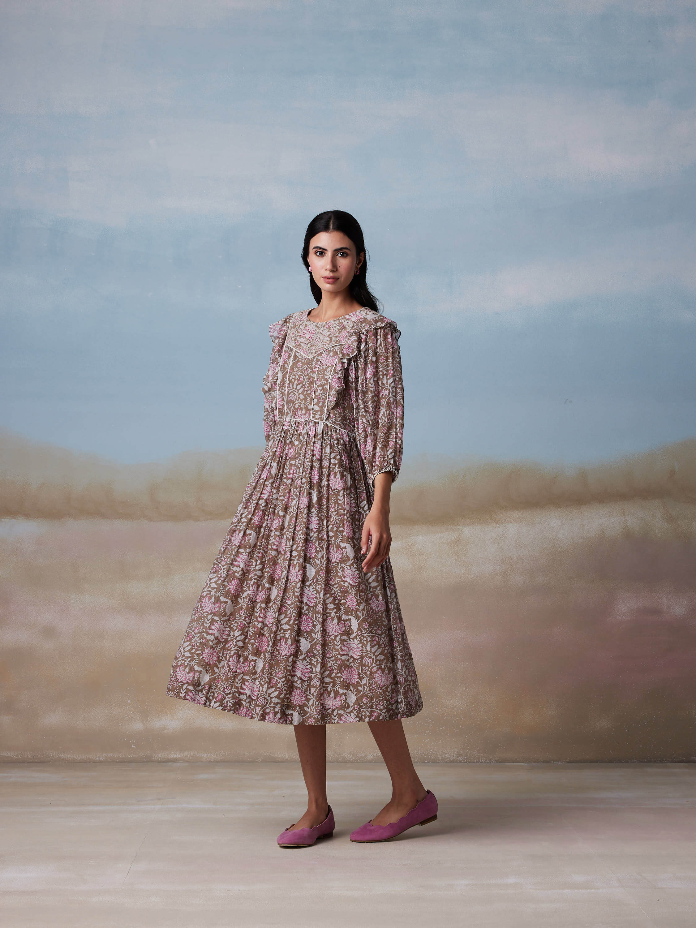 Aria Chintz Dress - Image 5