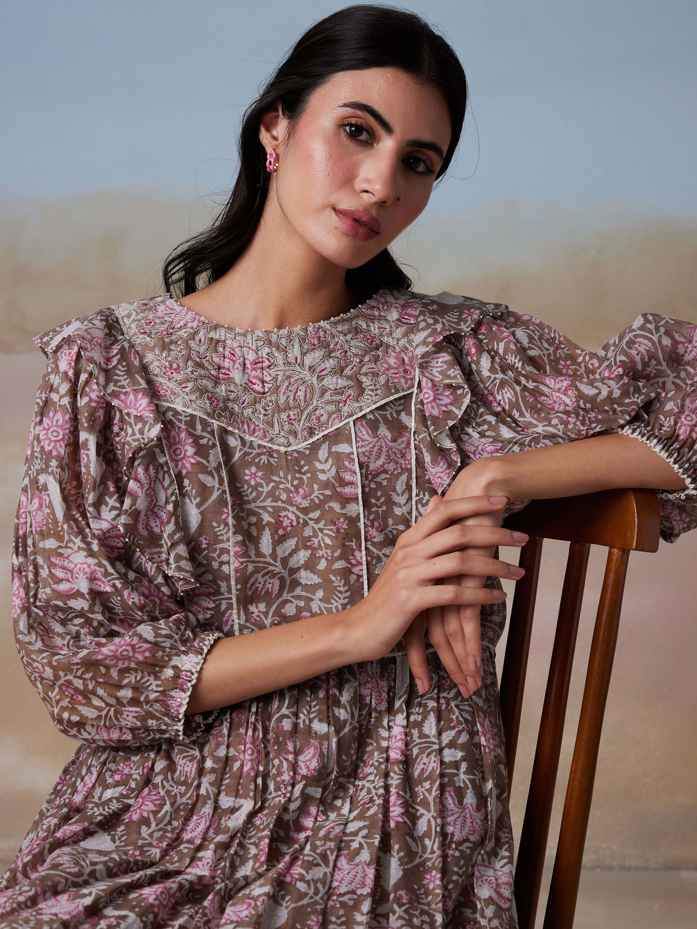 Aria Chintz Dress - Image 11