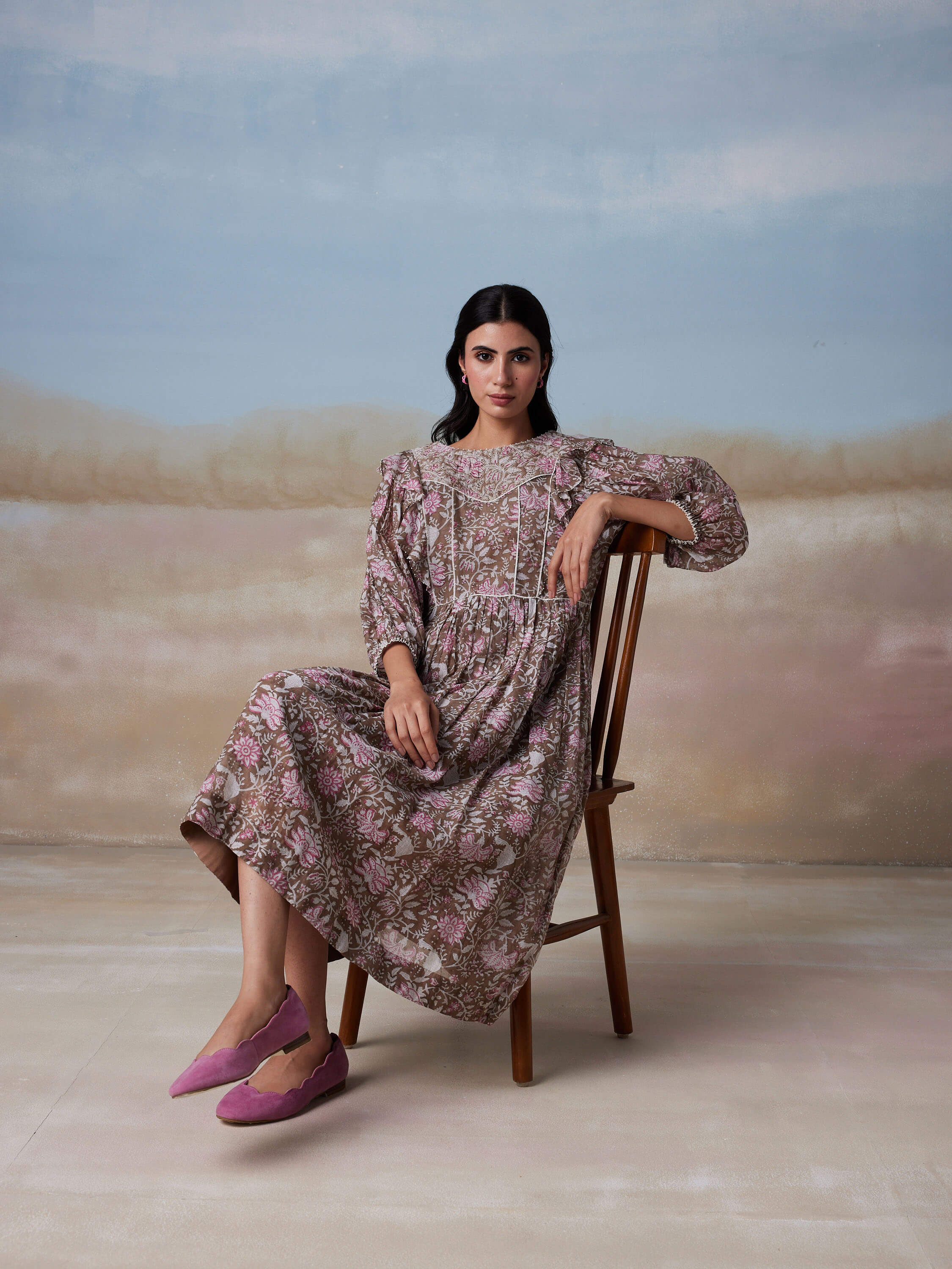 Aria Chintz Dress - Image 7