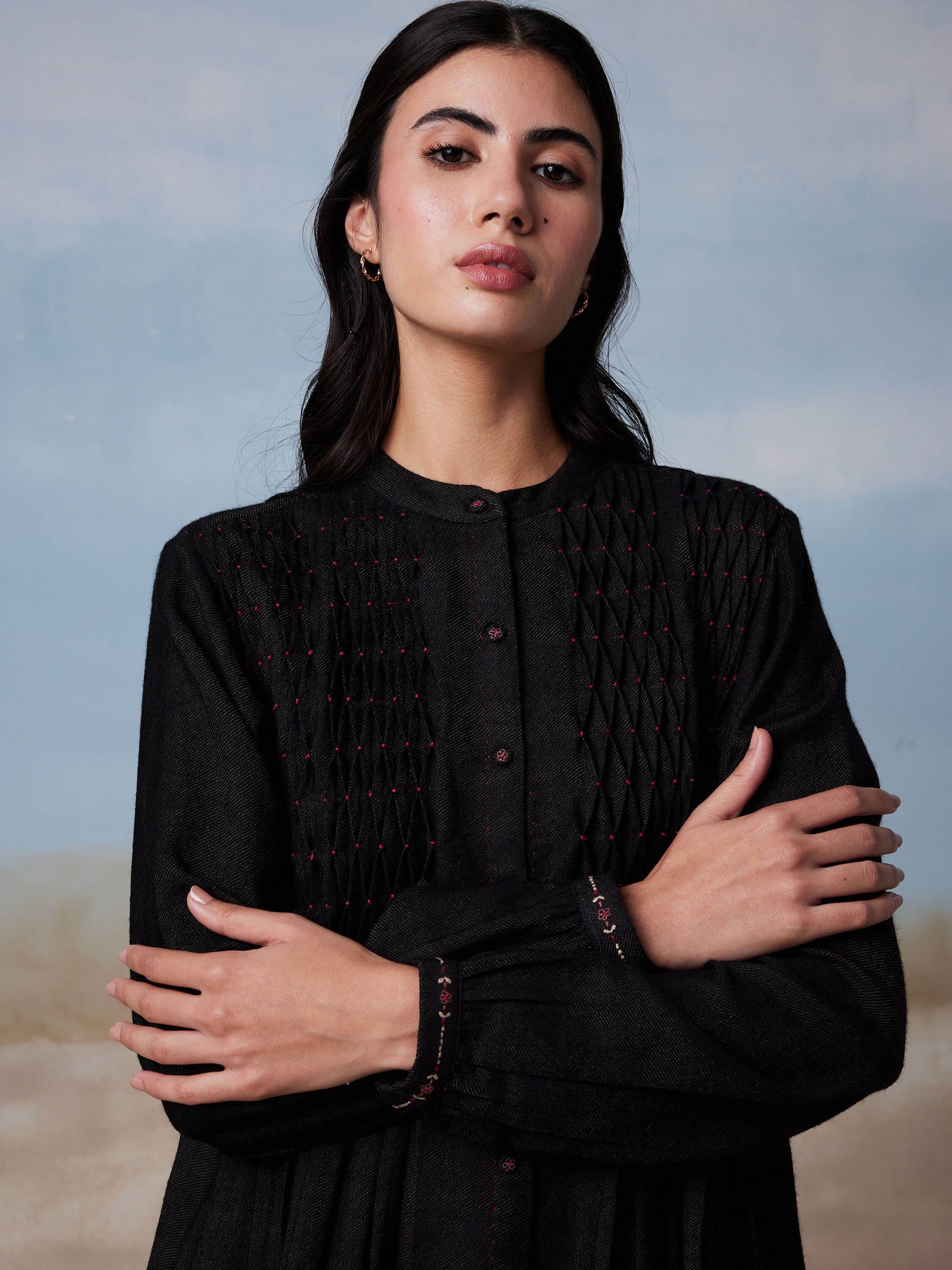 Baccara Merino Shirt Dress - Image 6