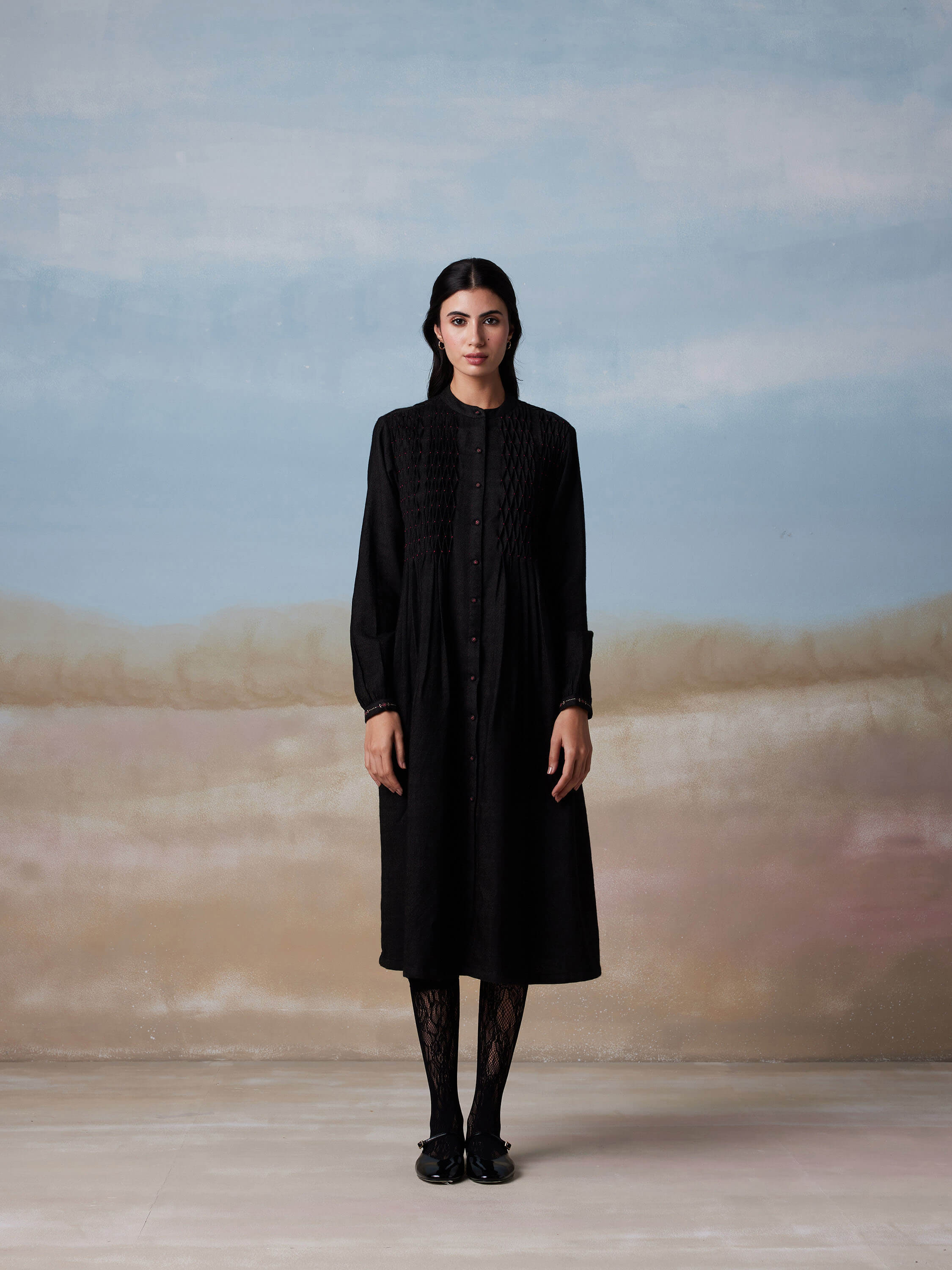 Baccara Merino Shirt Dress - Image 3