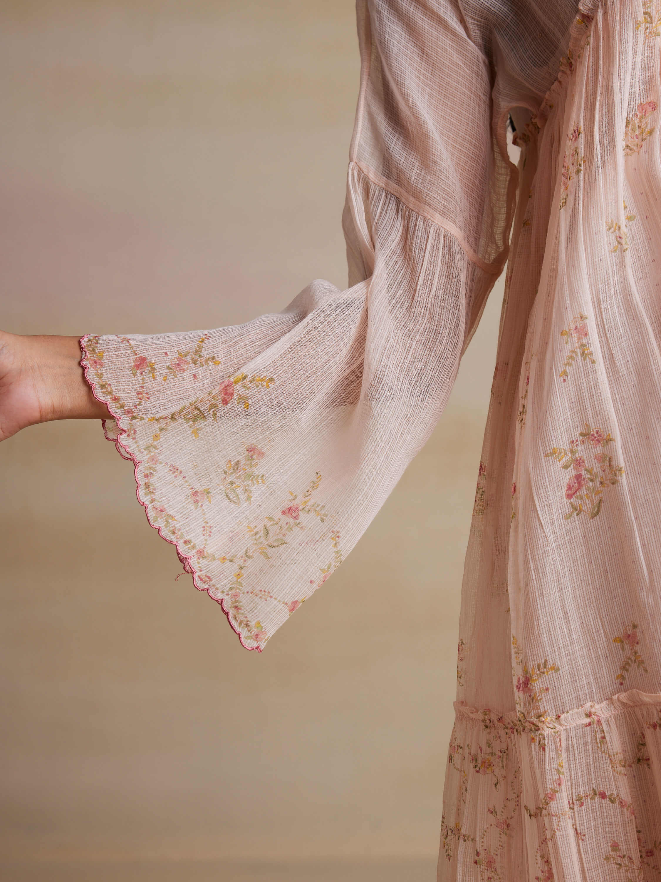 Cordelia Peach Dress - Image 9