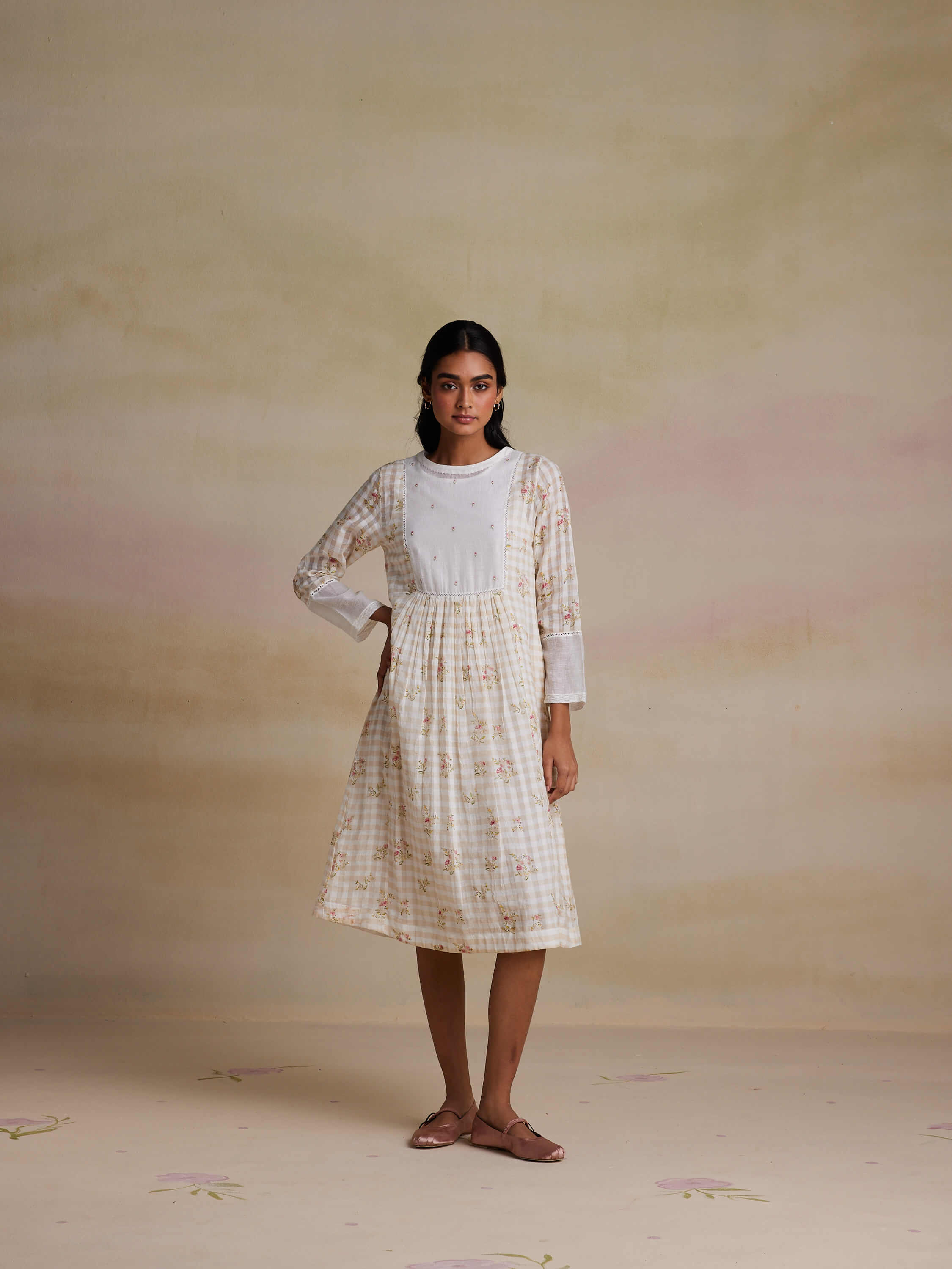 Cornsilk Midi Dress - Image 3