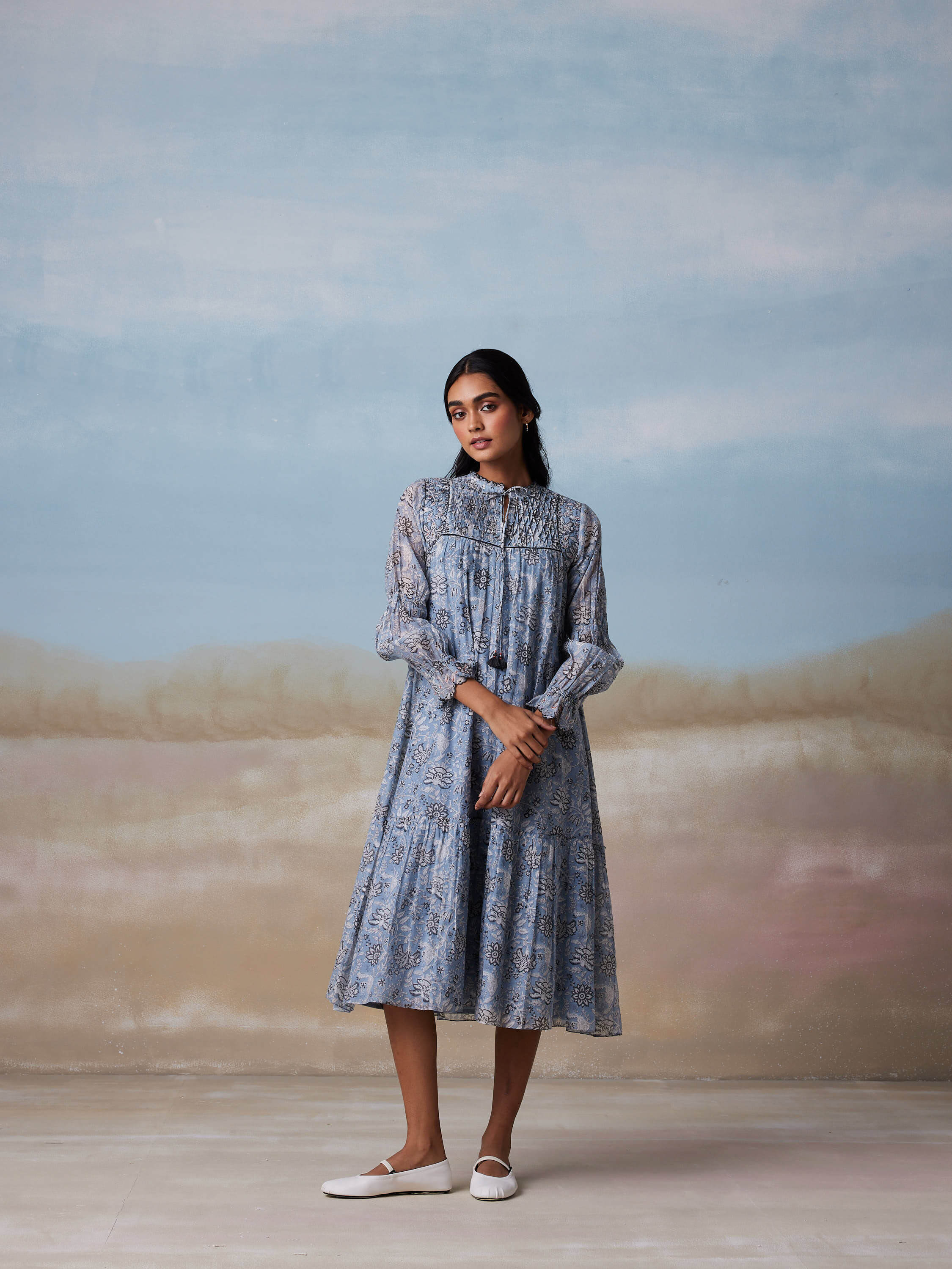 Cottage Tie-bow Dress - Image 2