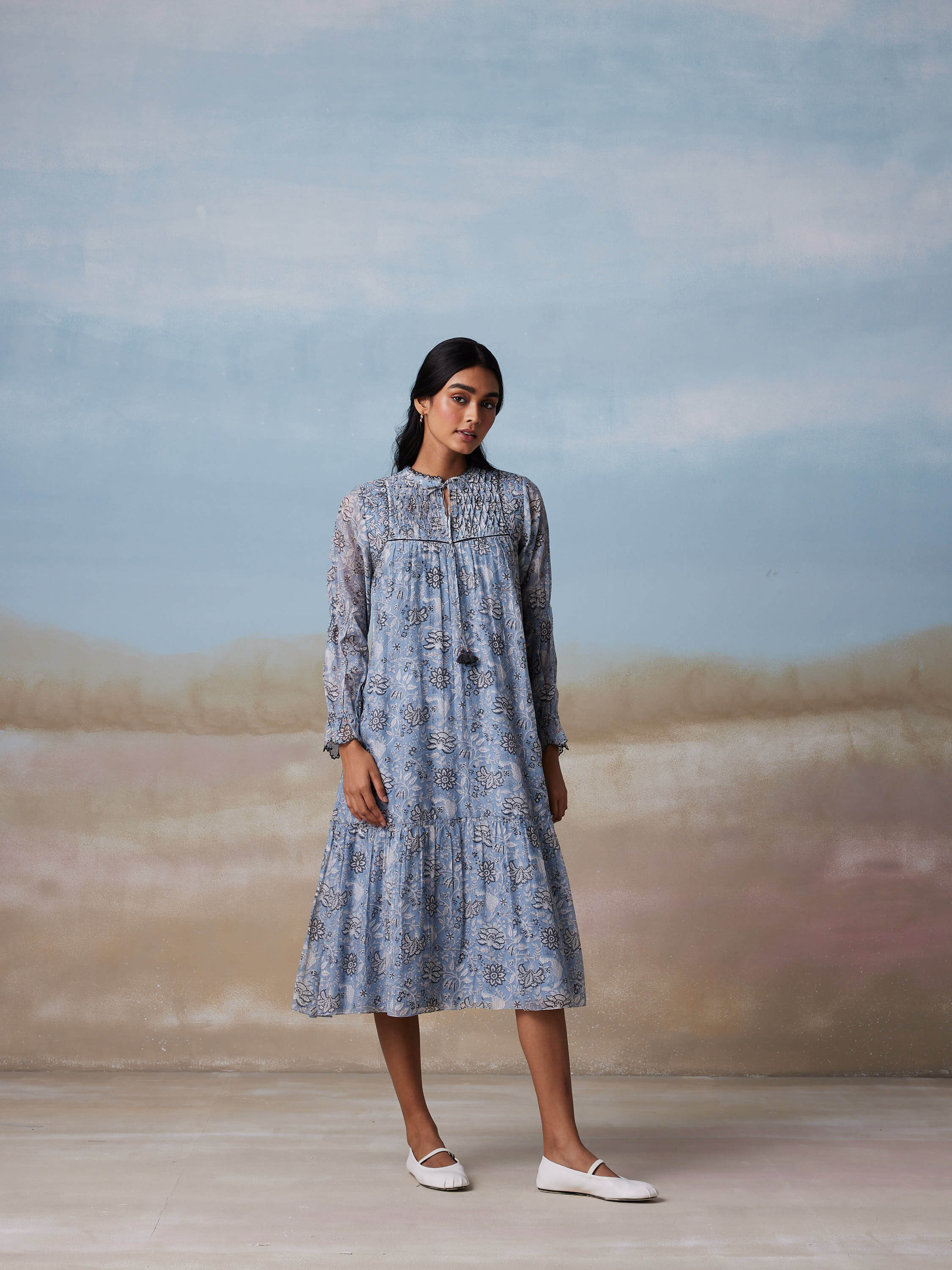 Cottage Tie-bow Dress - Image 3