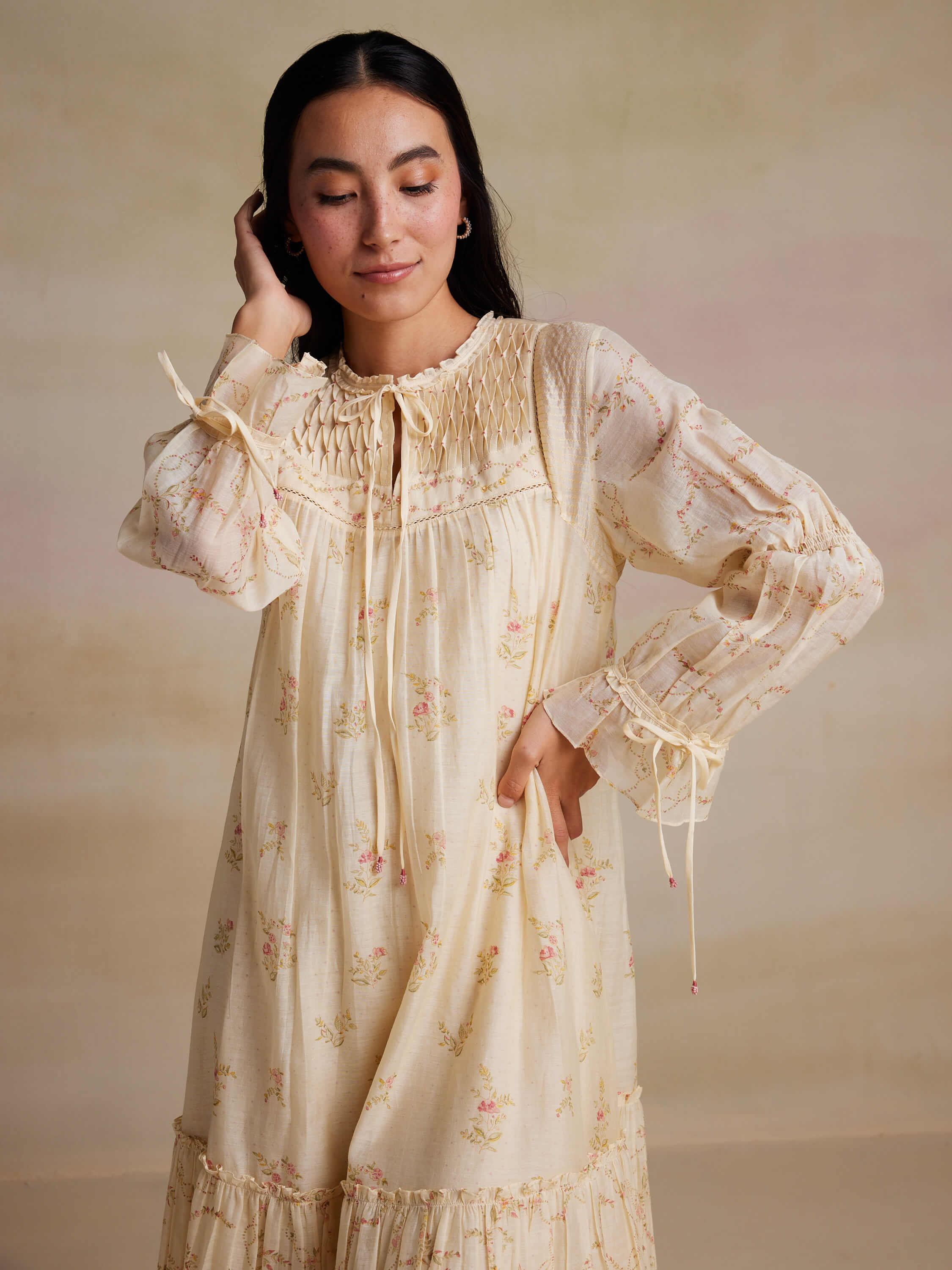 Symphony Tie Bow Dress - Image 7