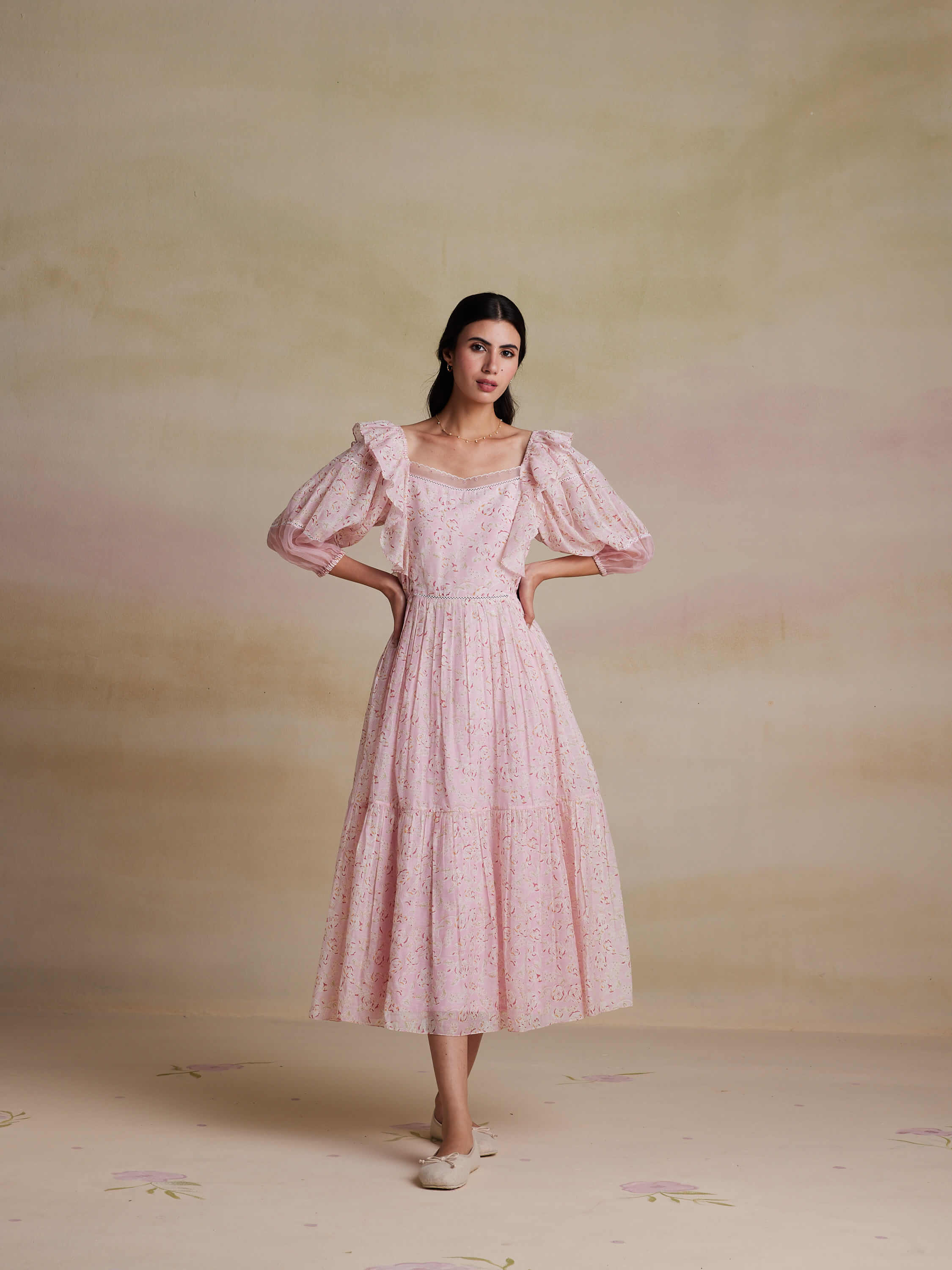 Veiled Rose Dress - Image 2