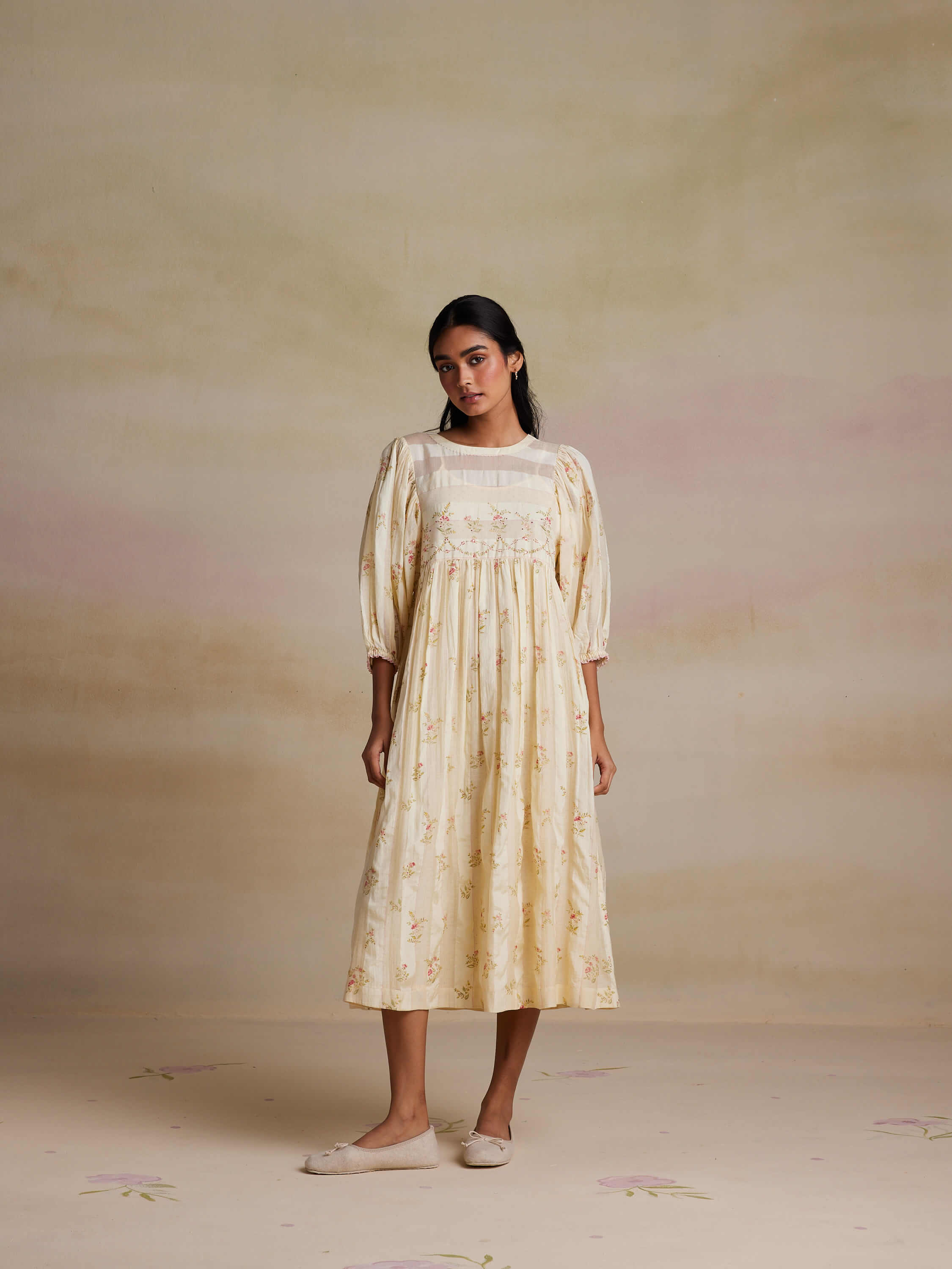 Painter’s Dream Silk Dress - Image 3