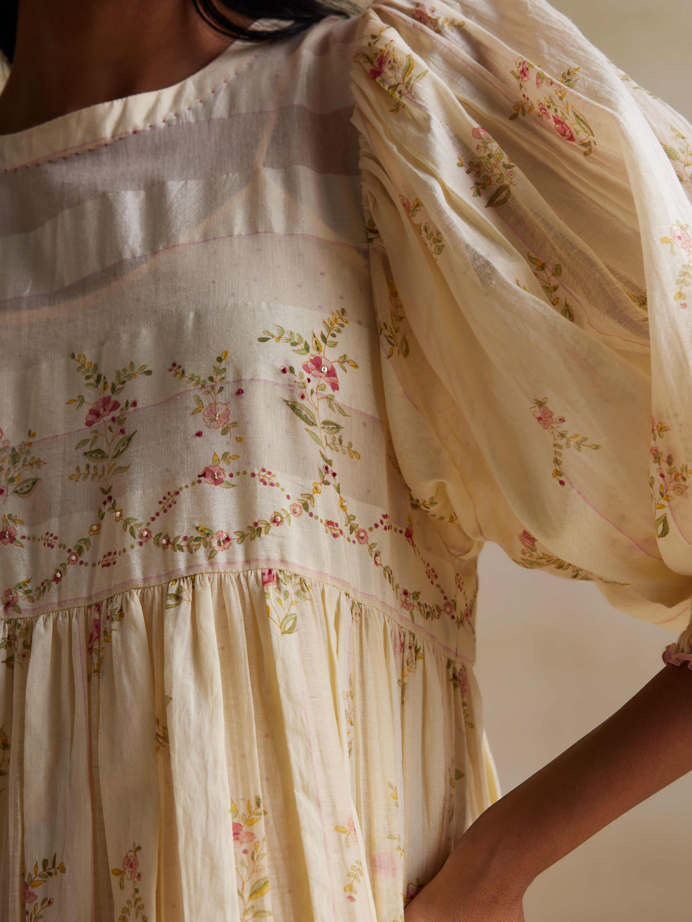 Painter’s Dream Silk Dress - Image 7