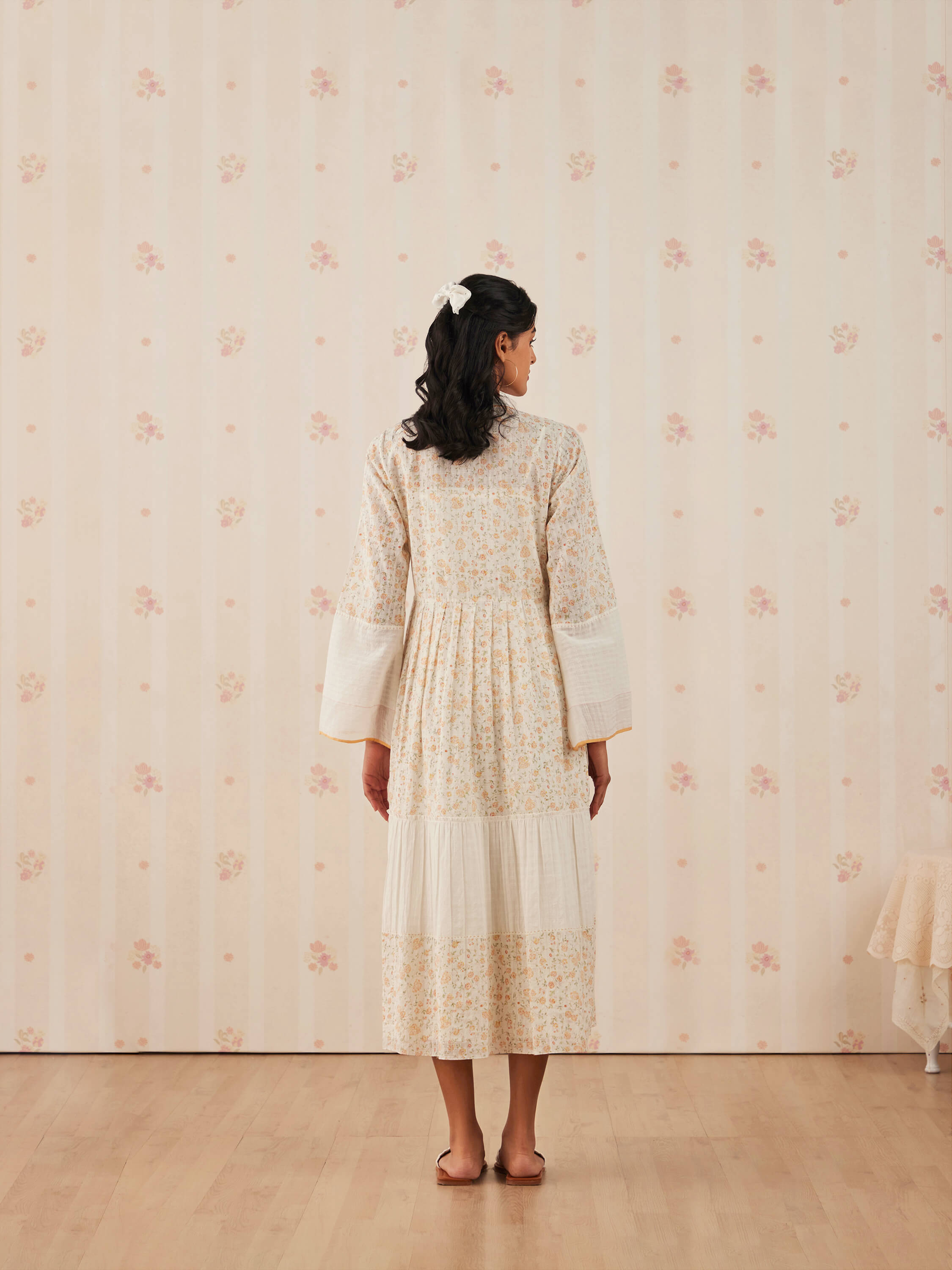 Peaceful Mornings Wrap Dress - Image 5