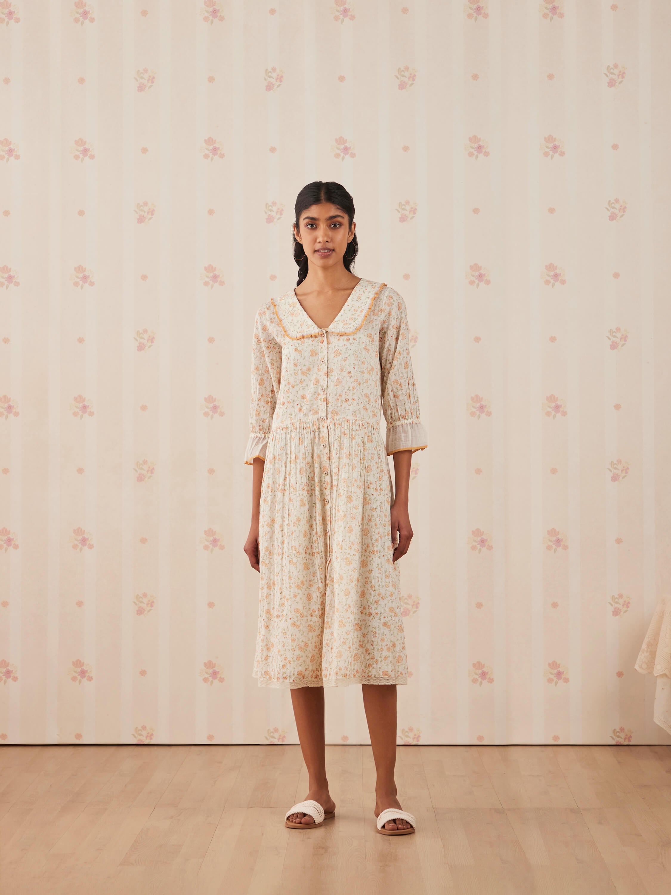 Old World Shirt Dress - Image 3