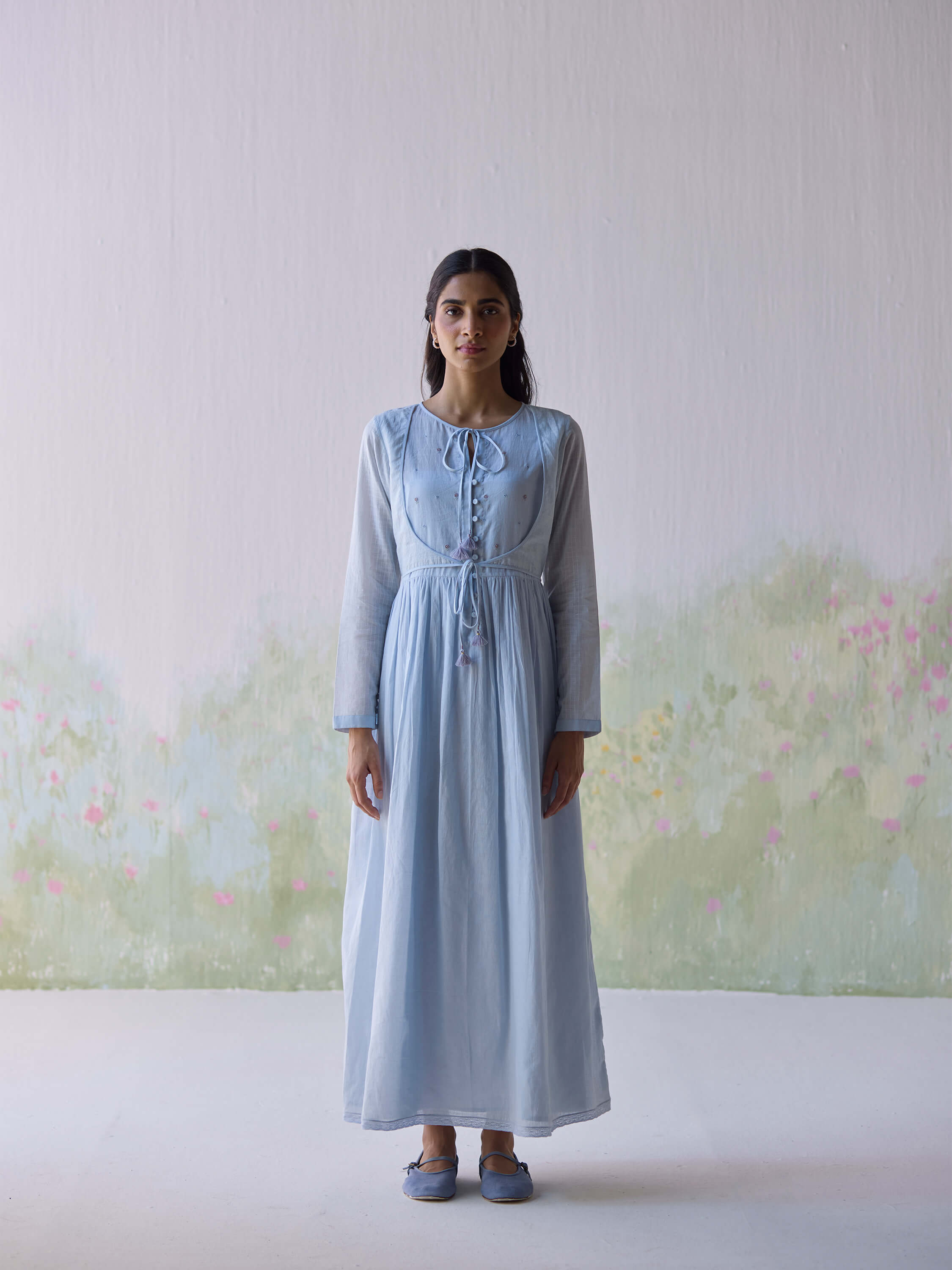 Celestial Angarakha Maxi Dress - Image 2